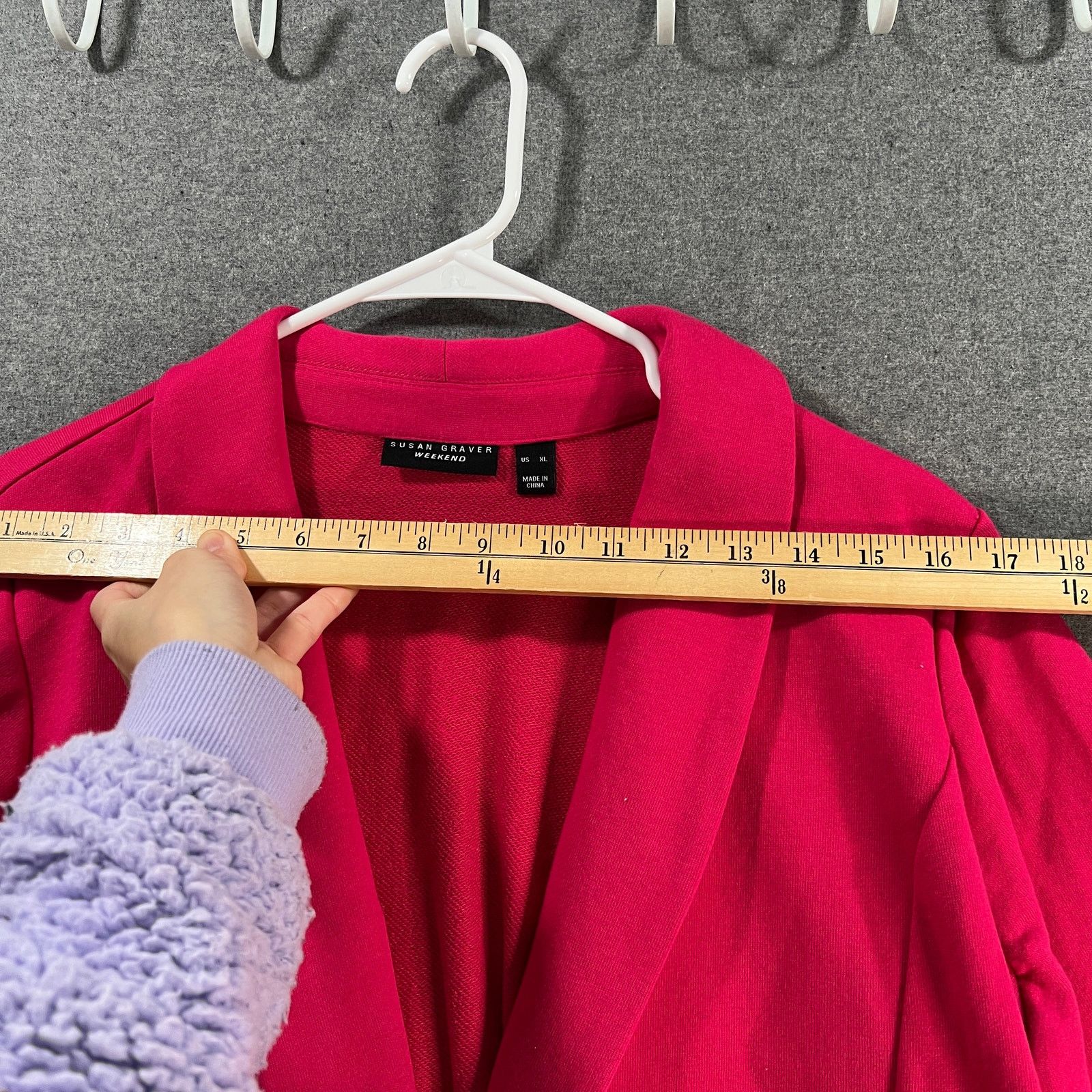 Other Susan Graver Weekend Regular Marina Knit Blazer Size XL / US 12-14 / IT 48-50 - 6 Thumbnail