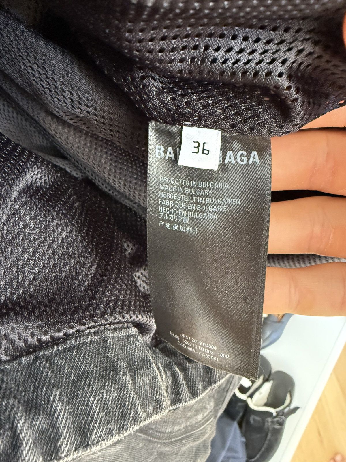 Balenciaga Balenciaga Patchwork Black Light Jacket Size US XL / EU 56 / 4 - 4 Thumbnail