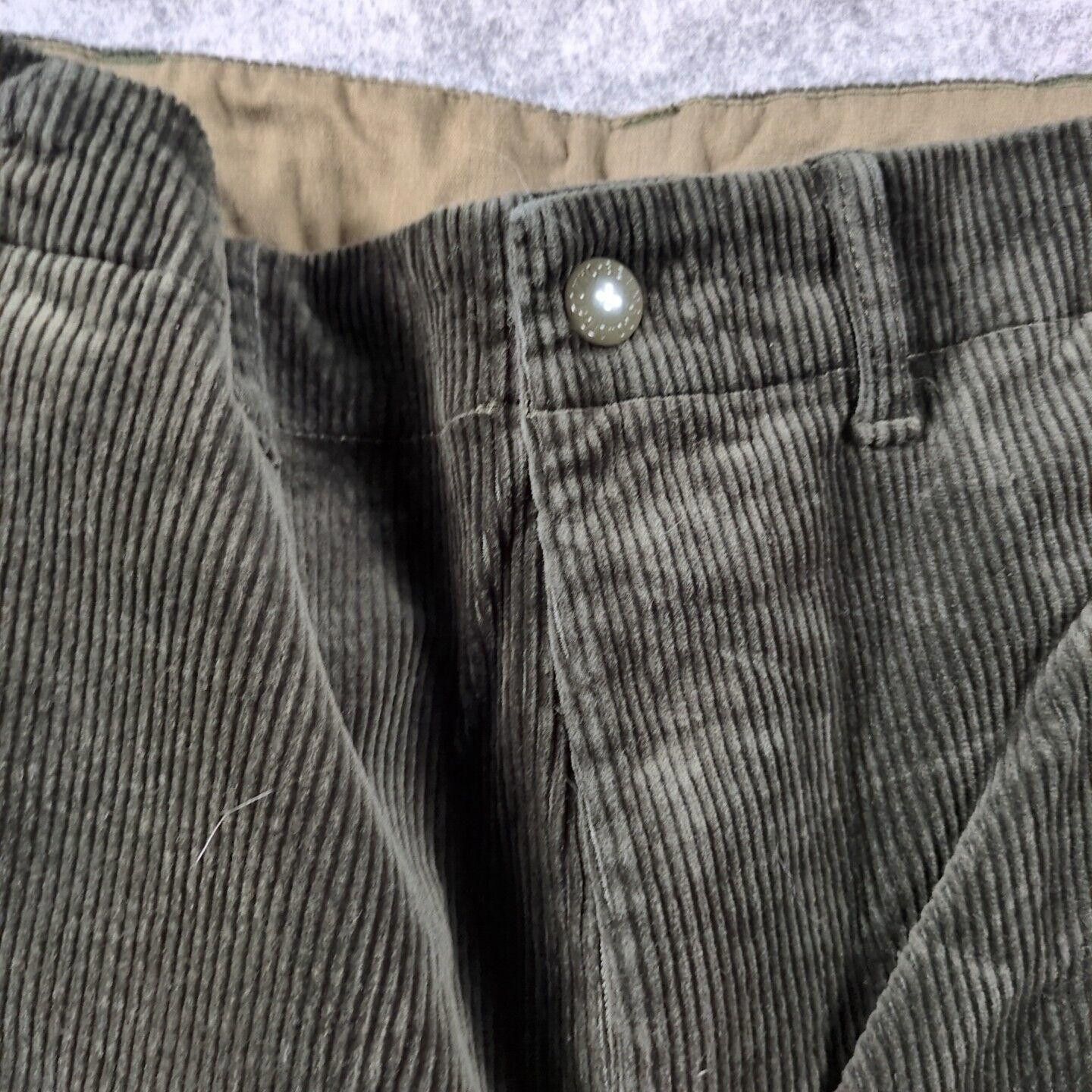 Beams Plus Beams Men Japanese Corduroy Pants M Dark Olive Japan Size US 32 / EU 48 - 7 Thumbnail