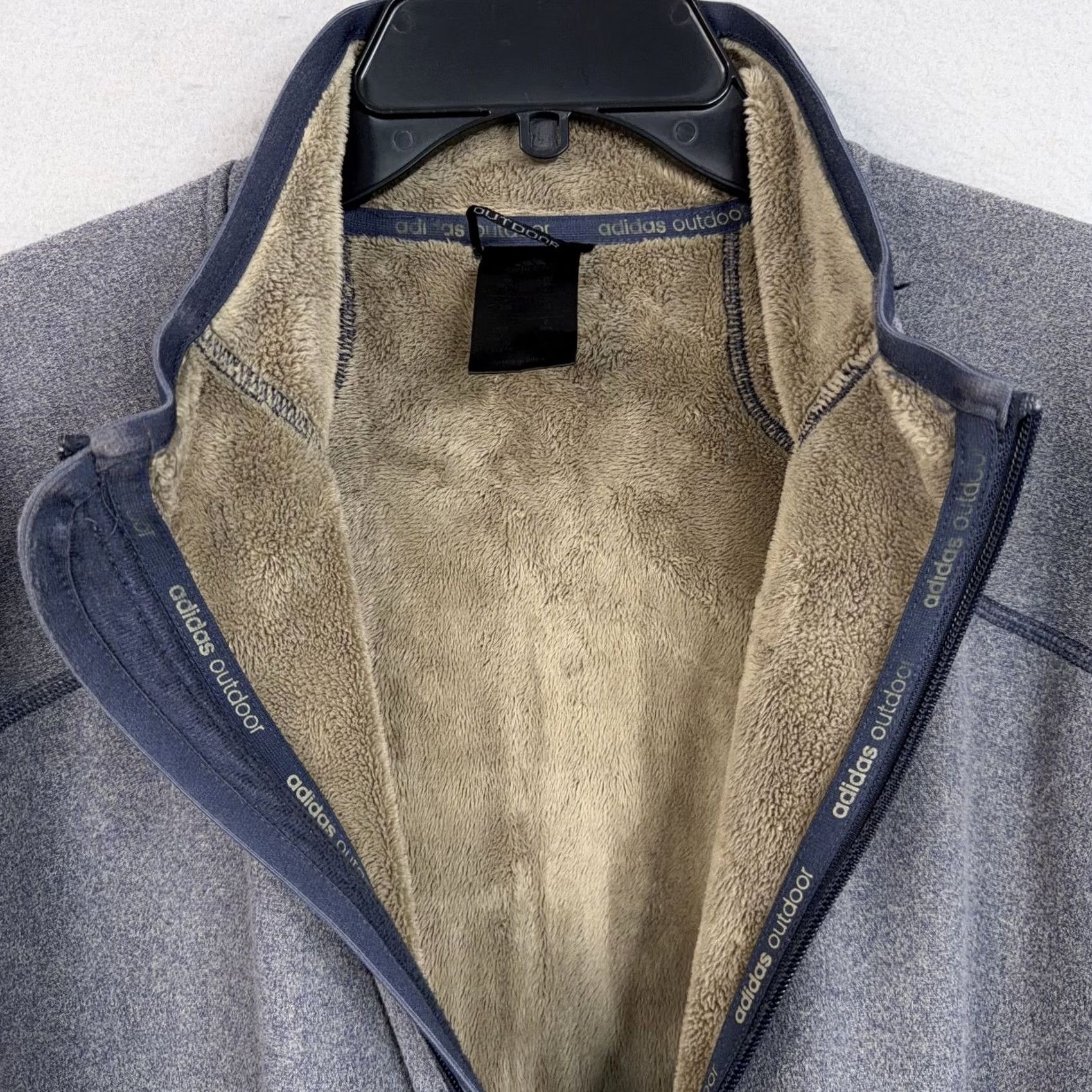 Adidas Adidas Outdoor Jacket Mens XL Gray Full Zip Lined Fleece Hiking Activewear Casual Size US XL / EU 56 / 4 - 6 Thumbnail