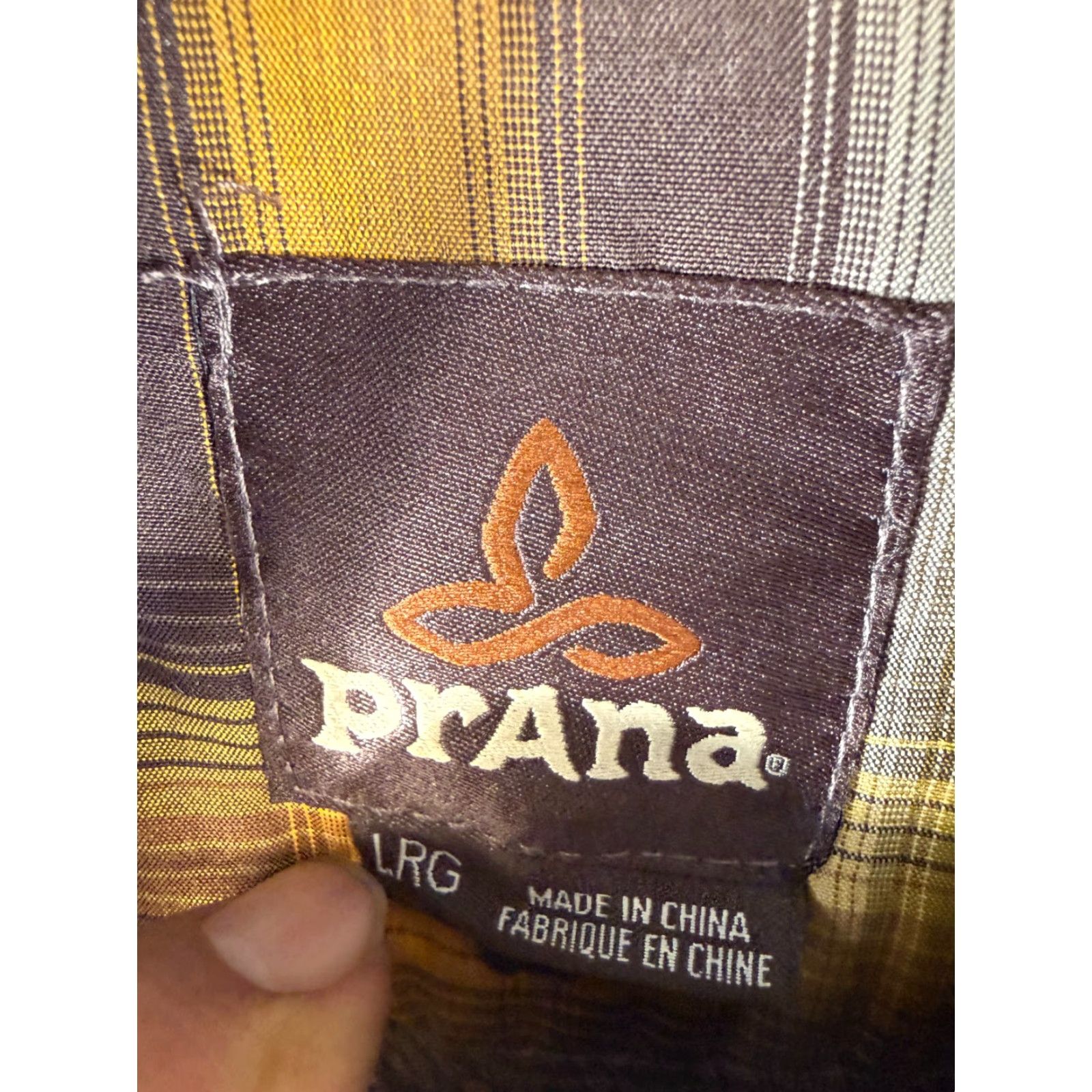 Prana Prana Sweater Mens L Brown Knit Shawl Neck Elbow Patches Pullover Outdoor Size US L / EU 52-54 / 3 - 6 Thumbnail