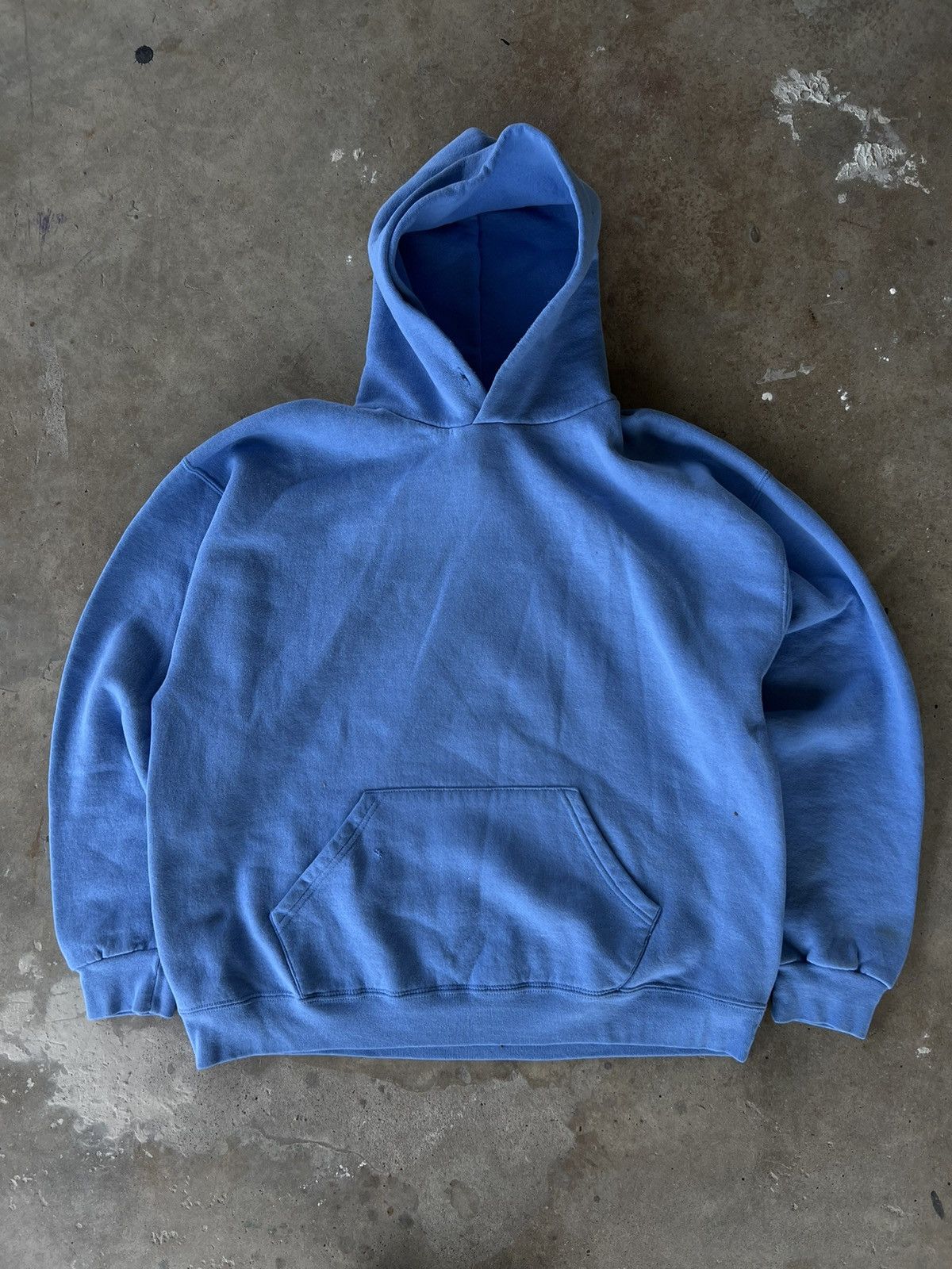 Russell Athletic × Vintage Vintage Russell Baby Blue Essential Sweater Hoodie Size US XL / EU 56 / 4 - 1 Preview
