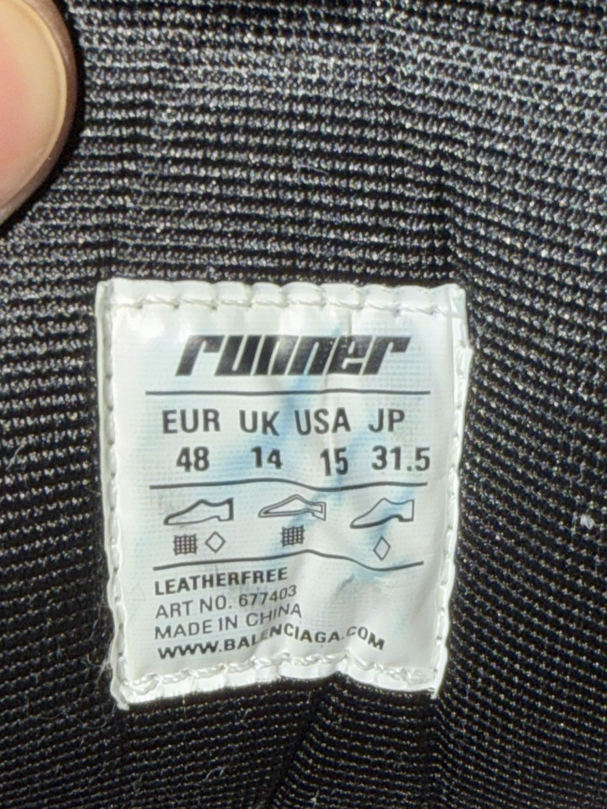 Balenciaga Balenciaga Runner Size US 15 / EU 48 - 8 Thumbnail