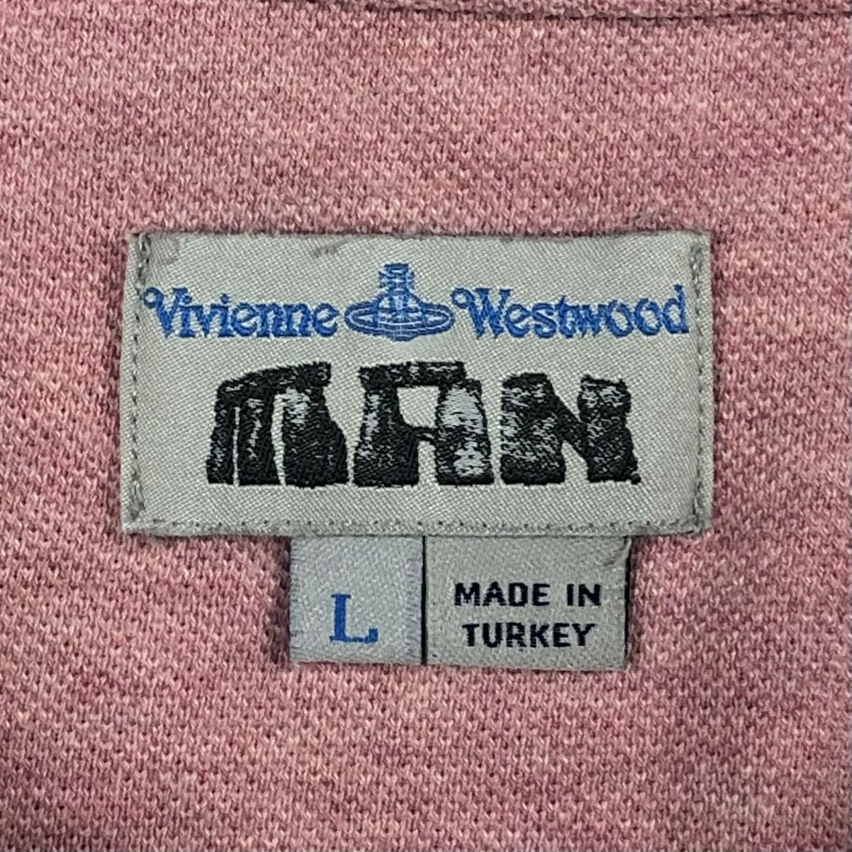 Designer × Vintage × Vivienne Westwood Vintage Vivienne Westwood Man Orb Crazy Polo y2k tee punk Size US L / EU 52-54 / 3 - 4 Thumbnail
