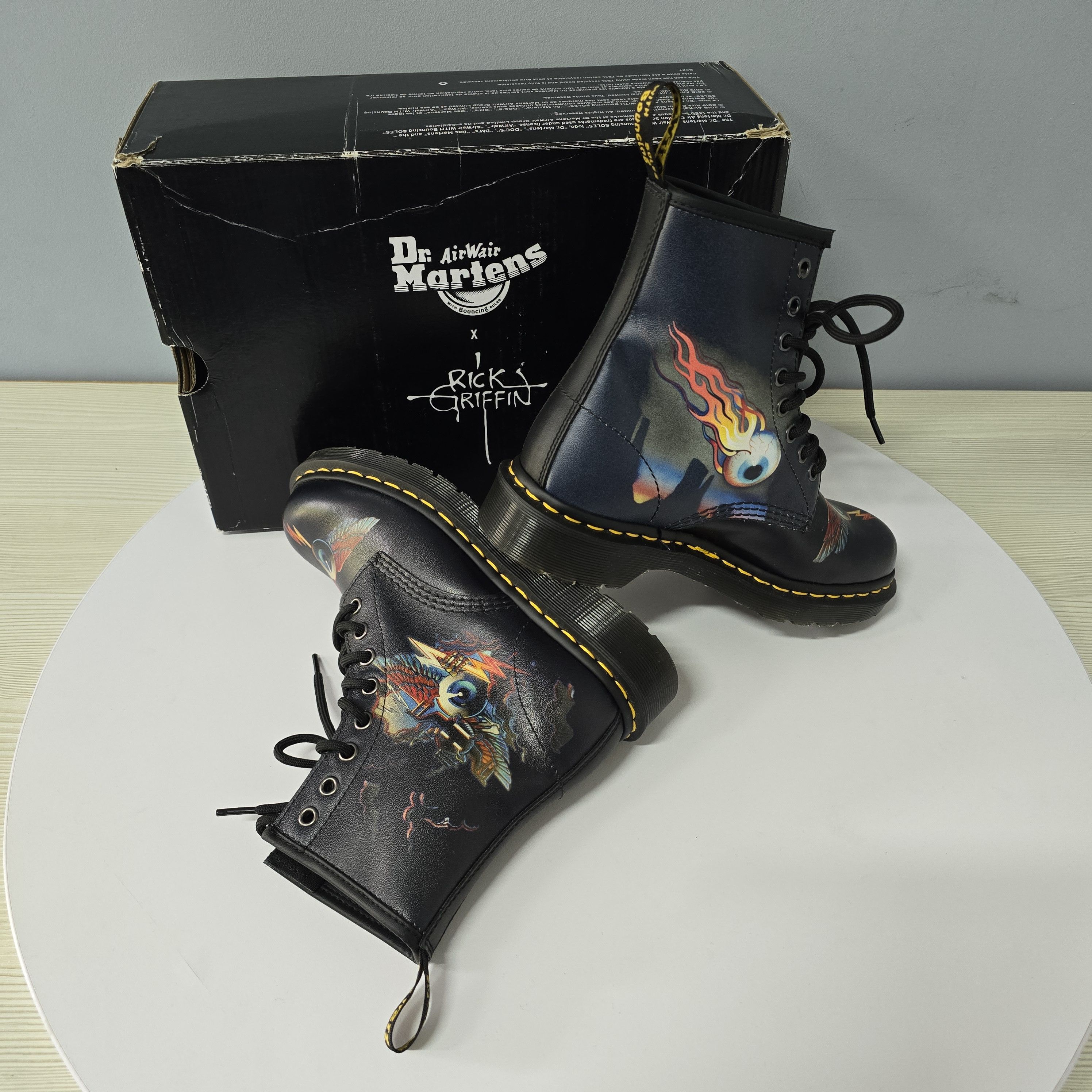 Dr. Martens Dr Martens 1460 x Rick Griffin Size US 6 / IT 36 - 2 Thumbnail