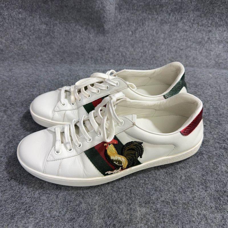 Gucci Gucci Embroidered Rooster Sporty Sneakers Size US 9 / EU 42 - 1 Thumbnail
