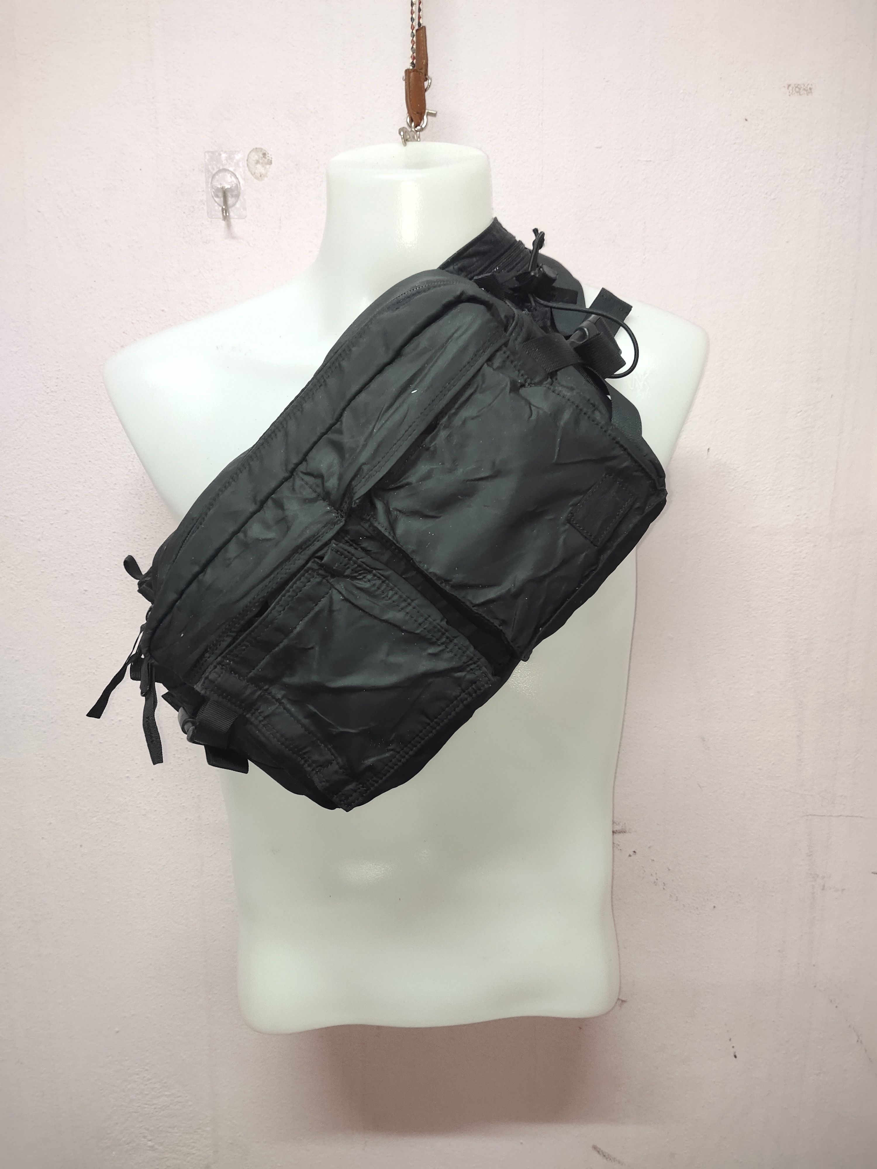 Head Porter Japanese Brand Porter Head Porter X BLACK BEAUTY Series Nylon Waist Bag Grailed