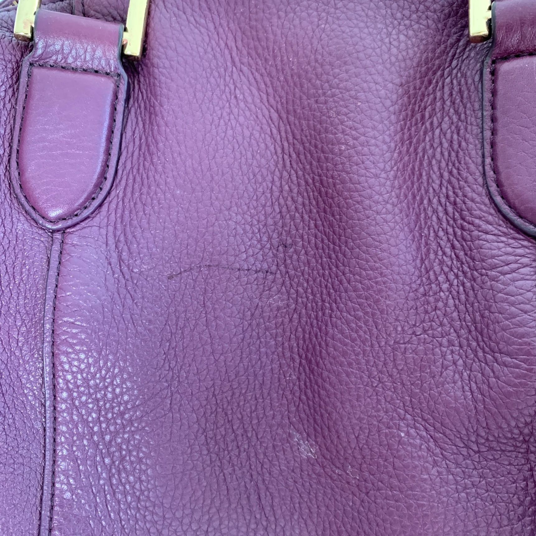 Vintage **G.I.L.I Purple Leather Crossbody Convertible Satchel Tassel** User: **G.I.L.I Purple Leather Convertible Crossbody Satchel Tassel** Size ONE SIZE - 5 Thumbnail