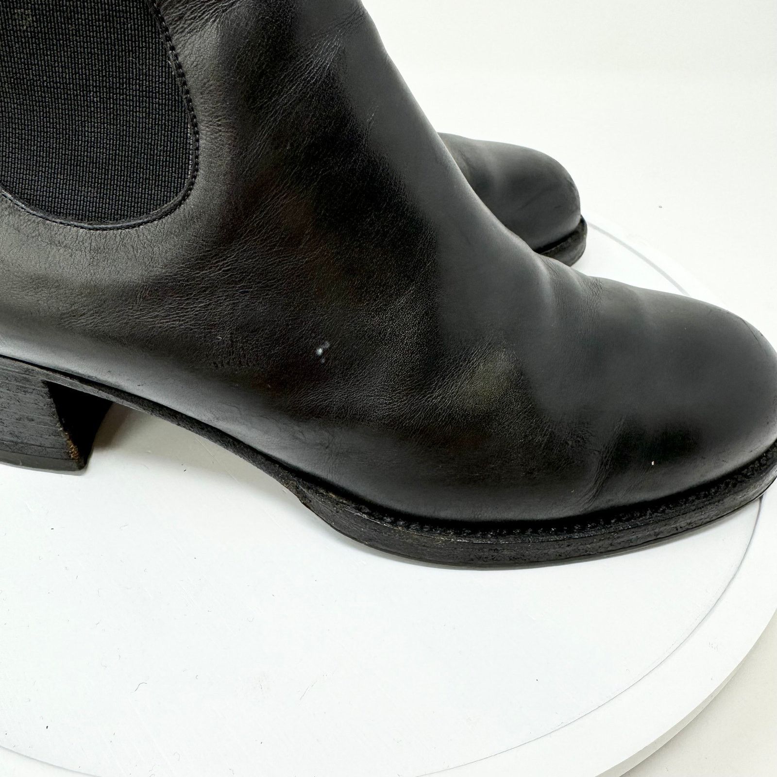 Other Fatte A Mano Leather Upper SlipOn Ankle Booties Sz 39/US 8.5 Size US 8.5 / IT 38.5 - 5 Thumbnail