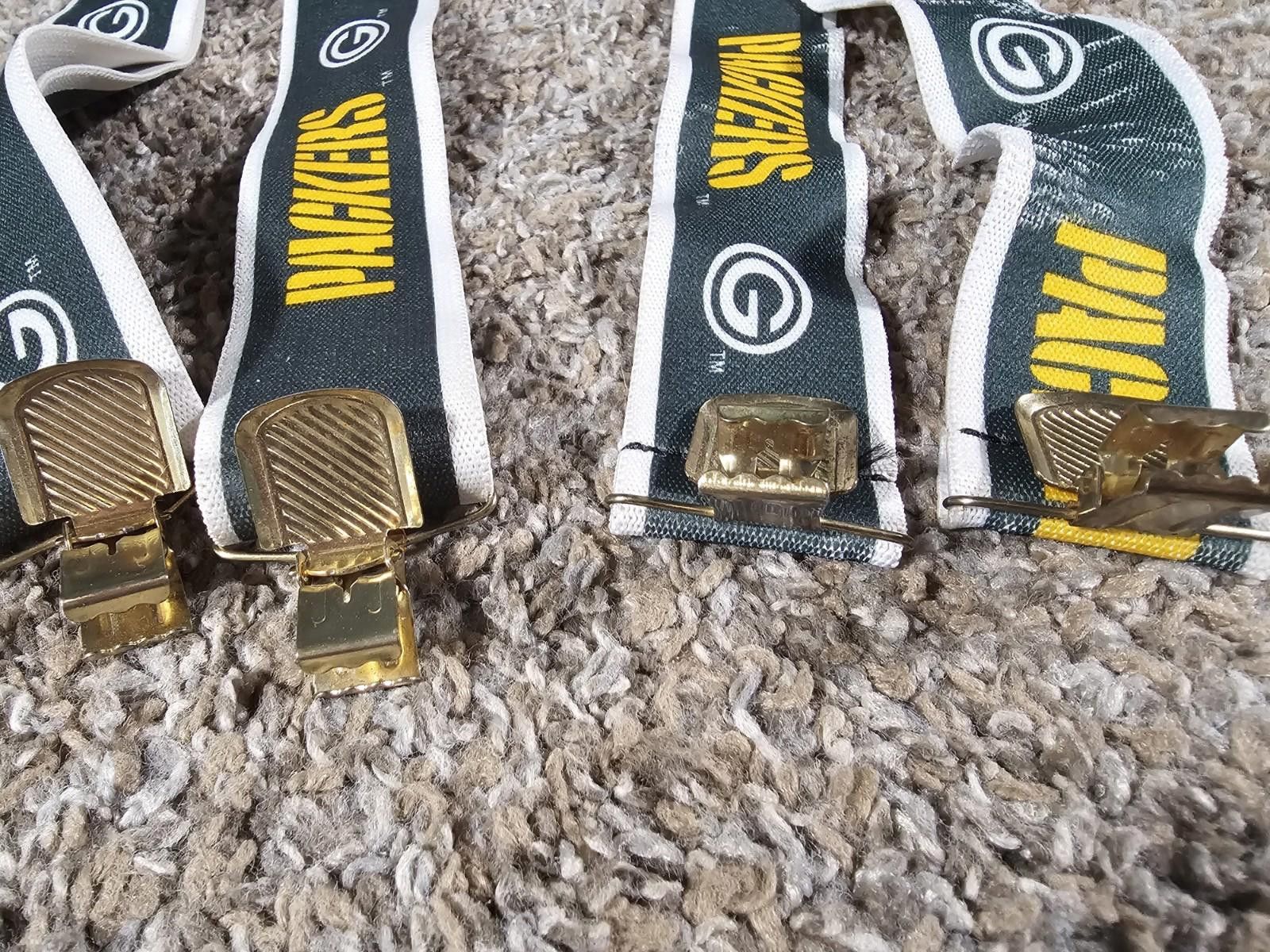 NFL Green Bay Packers Suspenders Size ONE SIZE - 3 Thumbnail