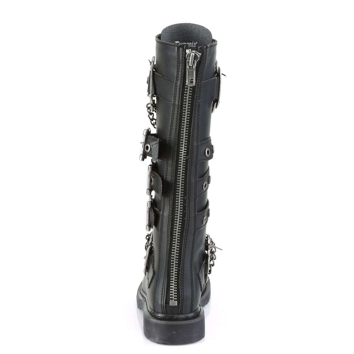 Demonia Cult DEMONIA Bolt 450Goth Combat Biker Knee Boots Black Matte Men Size US 10 / EU 43 - 2 Thumbnail
