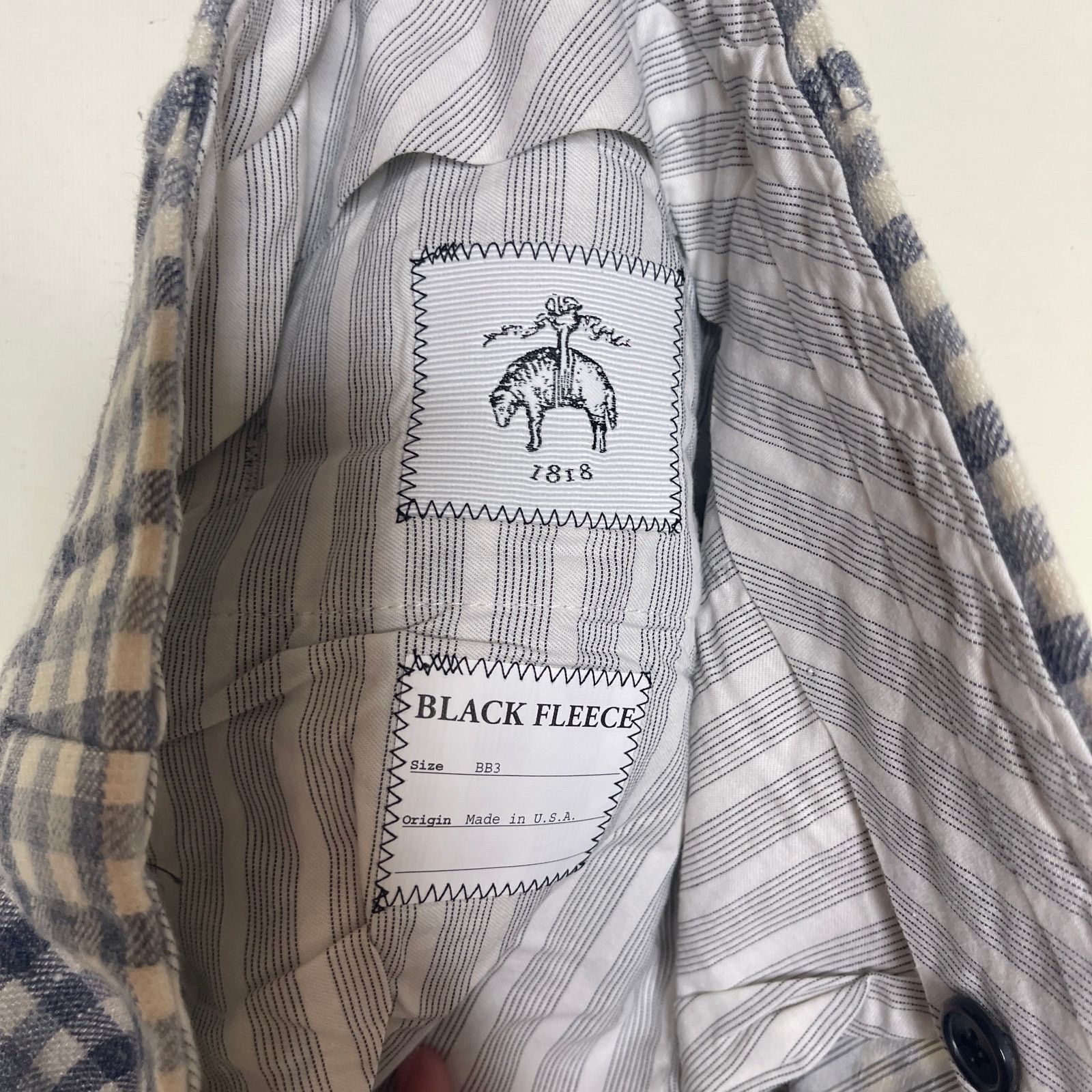 Brooks Brothers Black Fleece by Brooks Brothers Blue check Bermuda shorts 36 Size US 30 / EU 46 - 2 Thumbnail