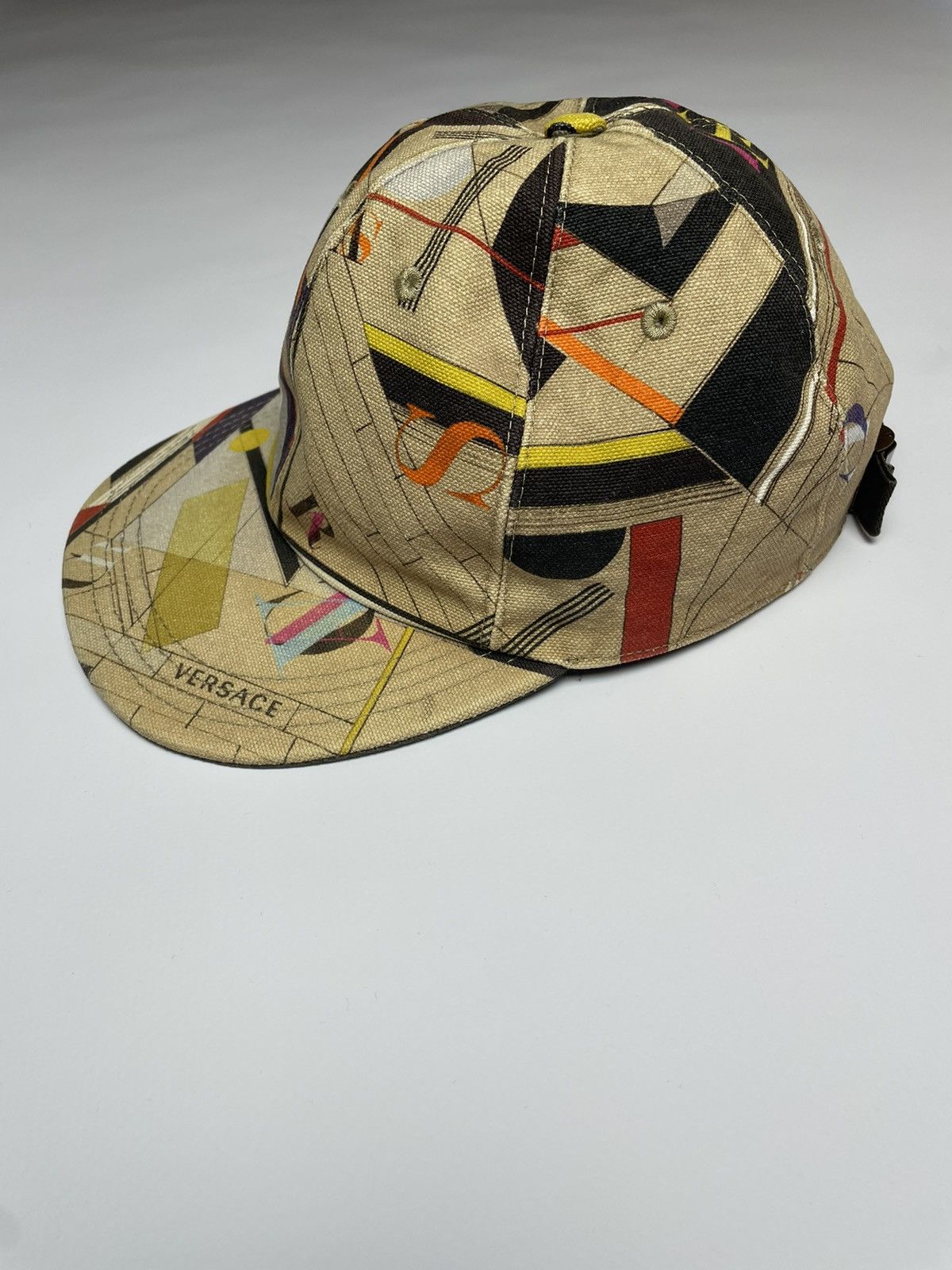 Versace Rare Versace Printed Cap Size ONE SIZE - 7 Thumbnail
