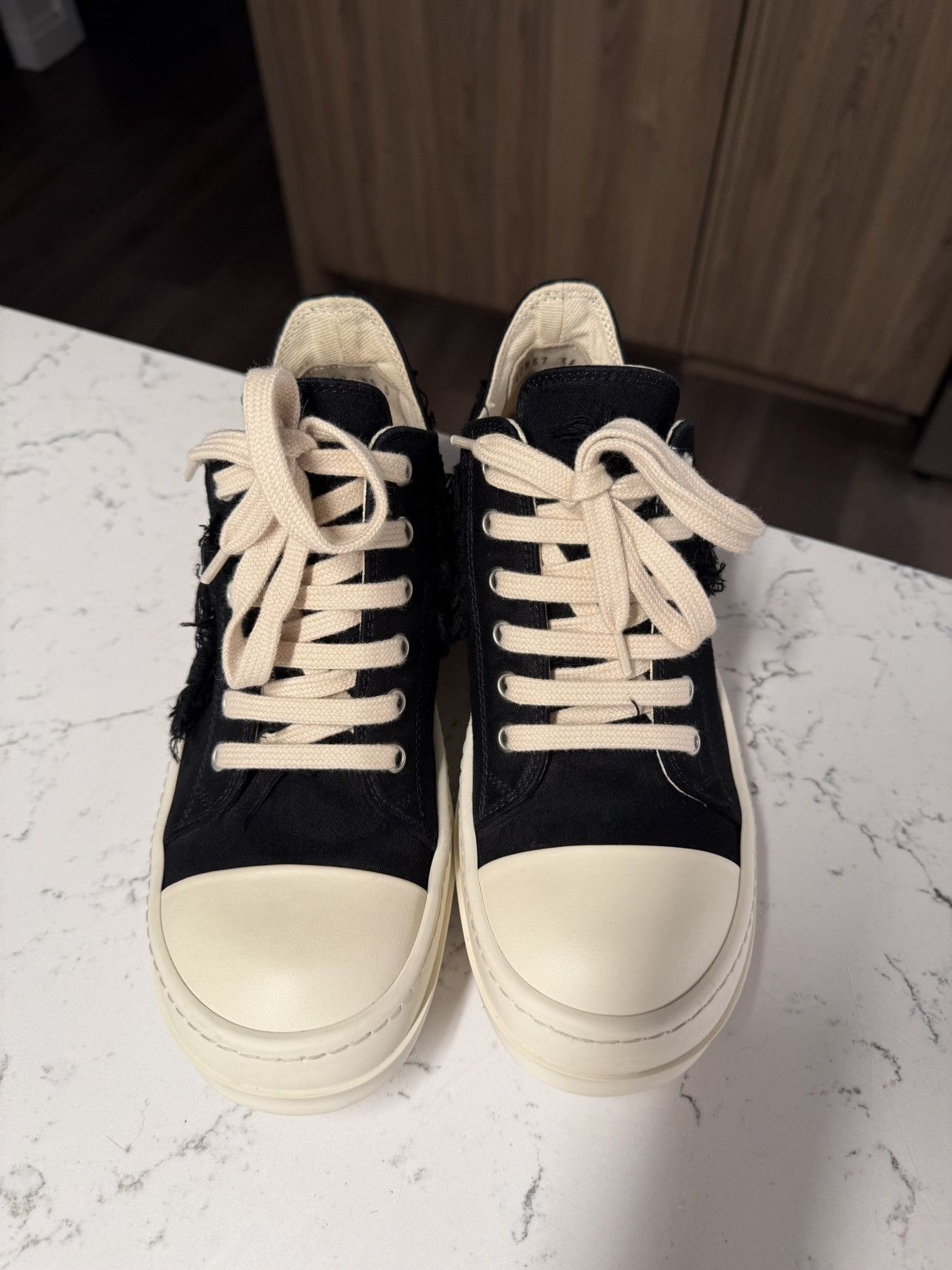 Rick Owens Drkshdw RICK OWENS Slashed low ramones Size US 6 / IT 36 - 3 Thumbnail