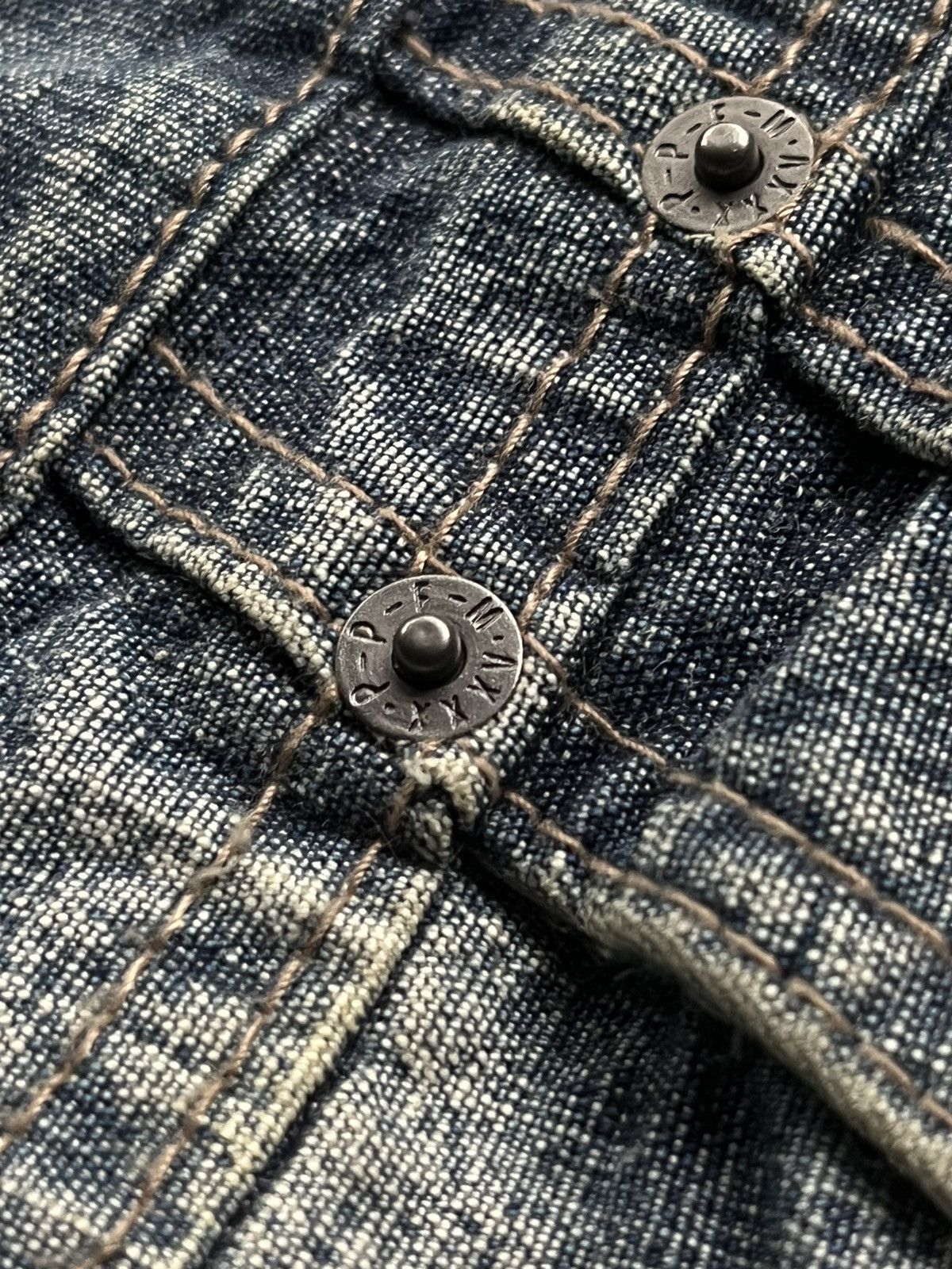 If Six Was Nine 2000s JAPANESE PPFM FADED WASH DENIM FLARE PANTS PUNK STYLE Size US 30 / EU 46 - 8 Thumbnail