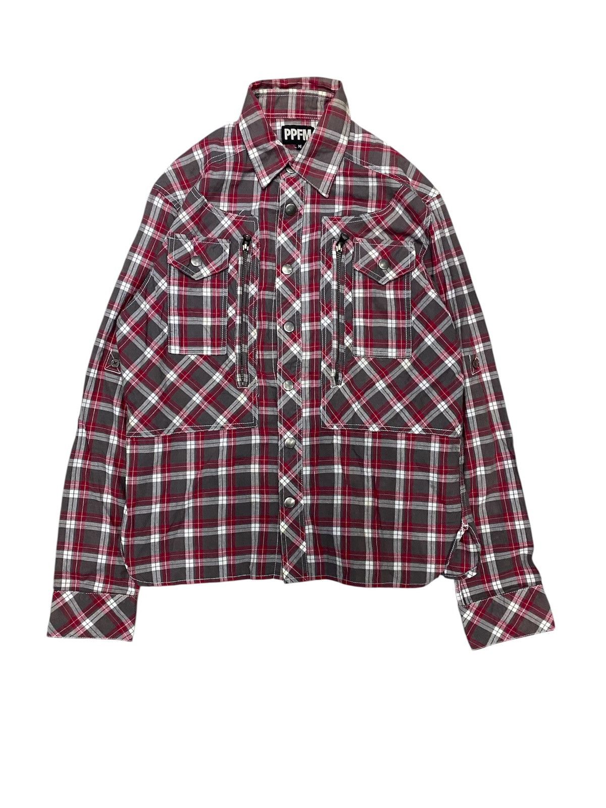 2000s PPFM Multi pocket bondage shirt