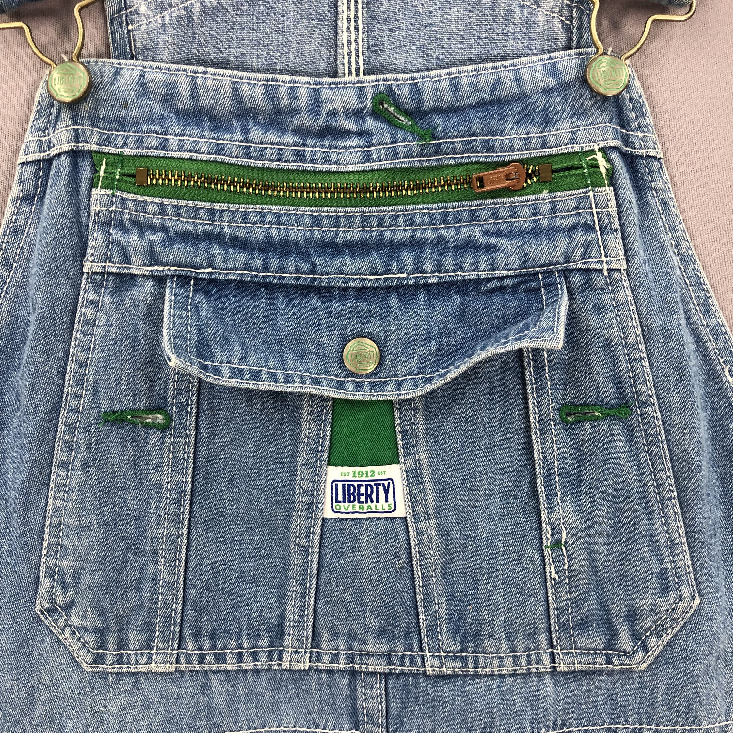 Liberty × Vintage Vintage 90s Liberty Carpenter Denim Jeans Overalls Size US 36 / EU 52 - 11 Thumbnail