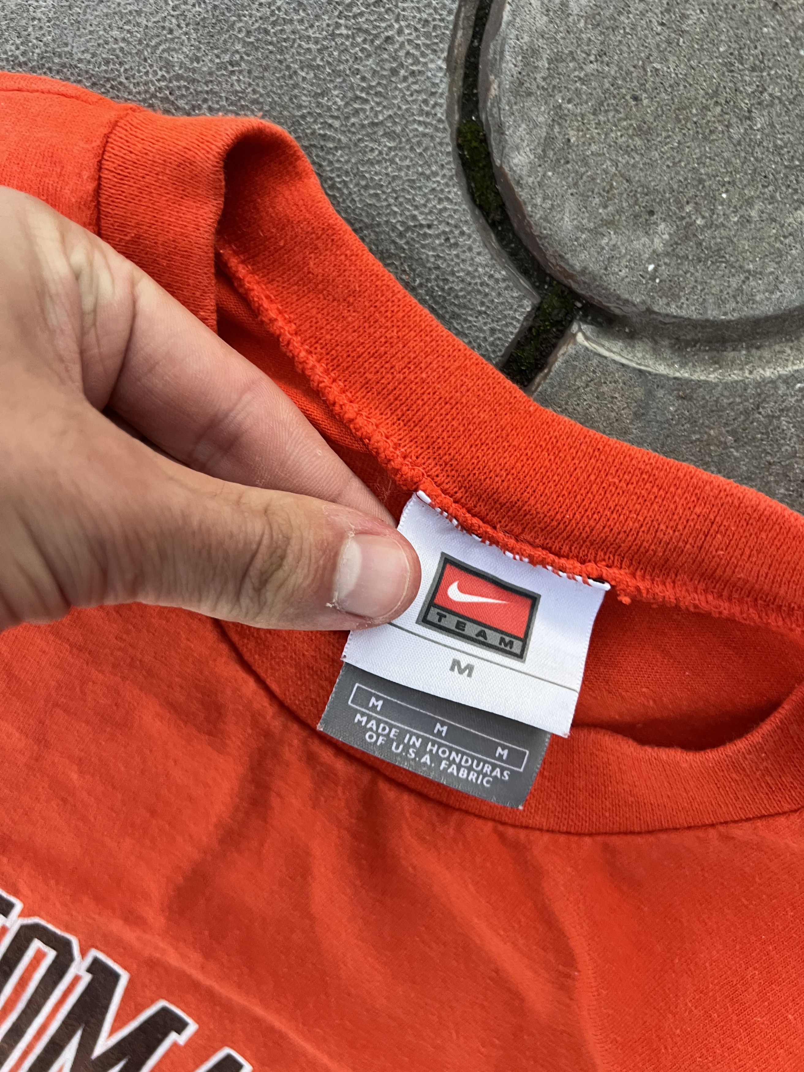 Nike × Vintage Vintage Nike Oklahoma State Center Logo Longsleeve Y2K USA Size US M / EU 48-50 / 2 - 4 Thumbnail
