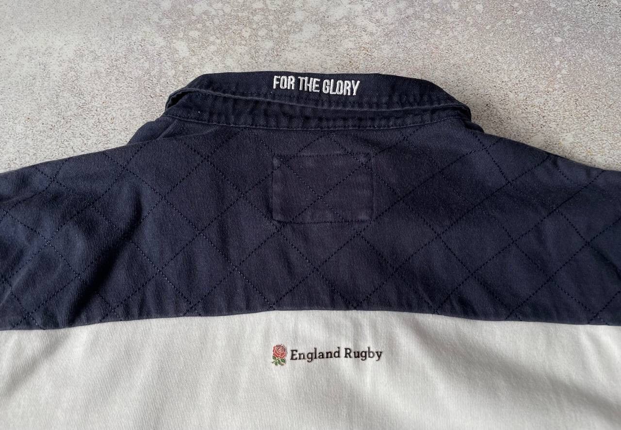 Vintage Vintage 90s England Rugby League Polo Big Logo Y2K Rare Size US L / EU 52-54 / 3 - 7 Thumbnail