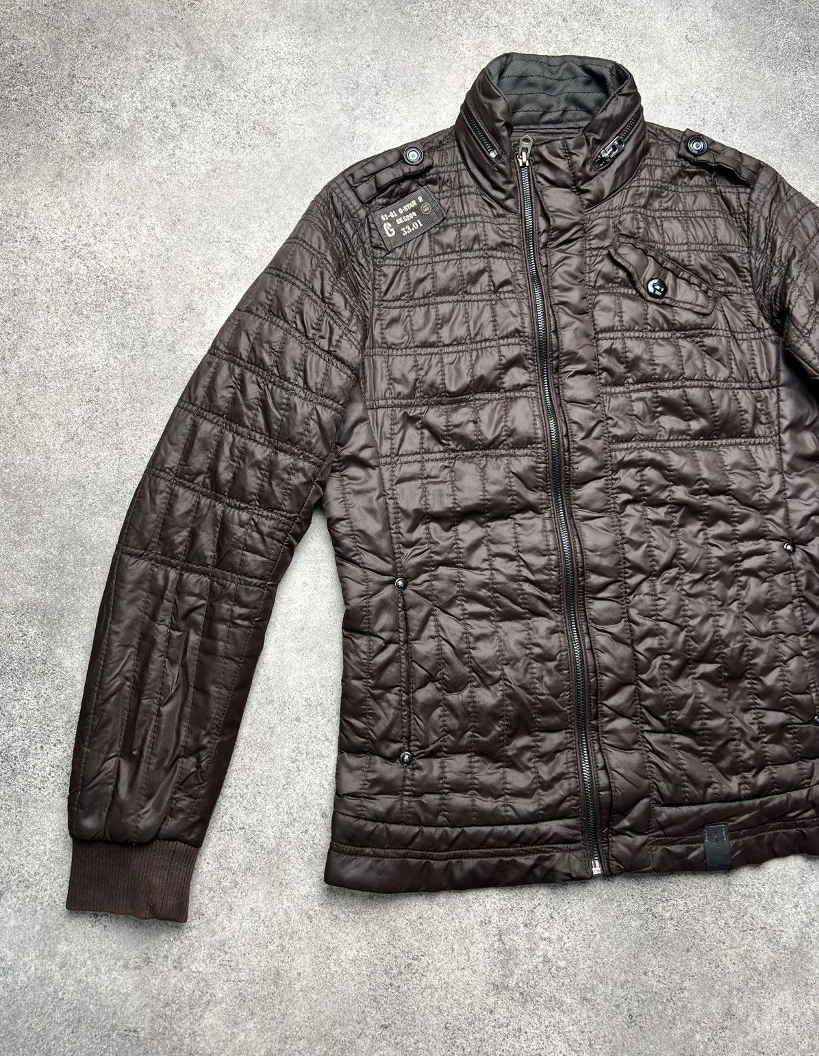 G-Star G-Star Raw vintage quilted biker jacket Size M / US 6-8 / IT 42-44 - 2 Thumbnail