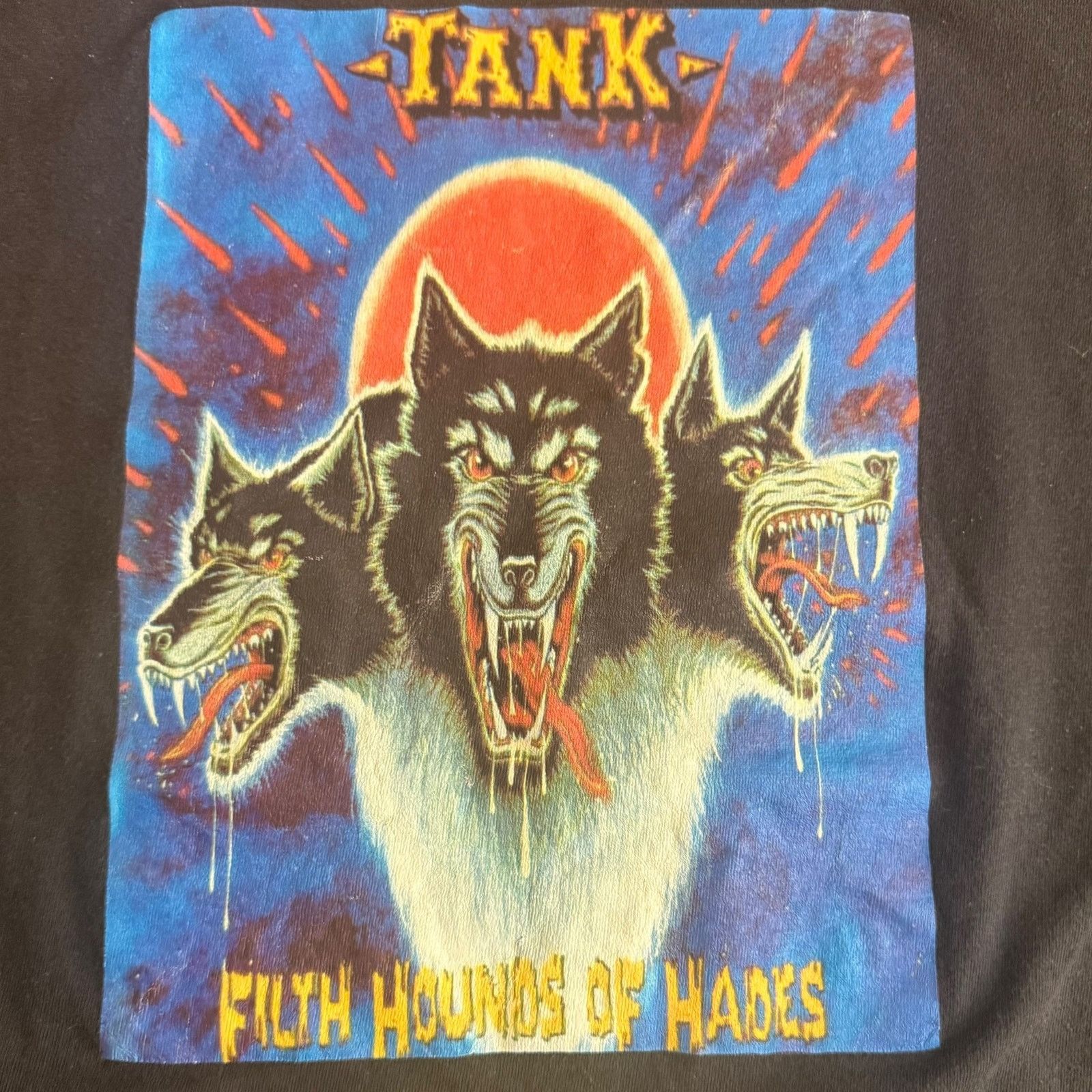 Band Tees Tank Heavy Metal Band Filth Hounds Of Hades T-Shirt Size L Size US L / EU 52-54 / 3 - 2 Thumbnail