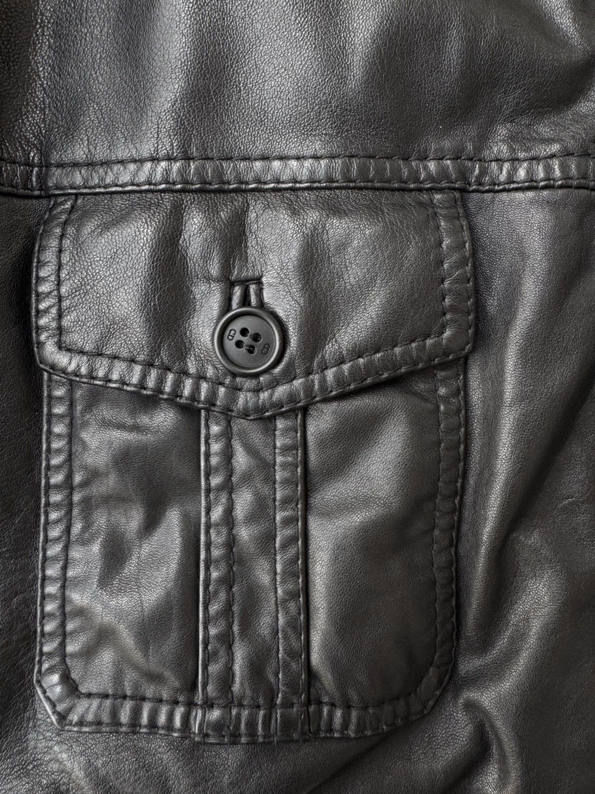 Dior Dior Homme SS06 4 Pocket Zipper Collar Leather Bomber Jacket Size US M / EU 48-50 / 2 - 4 Thumbnail
