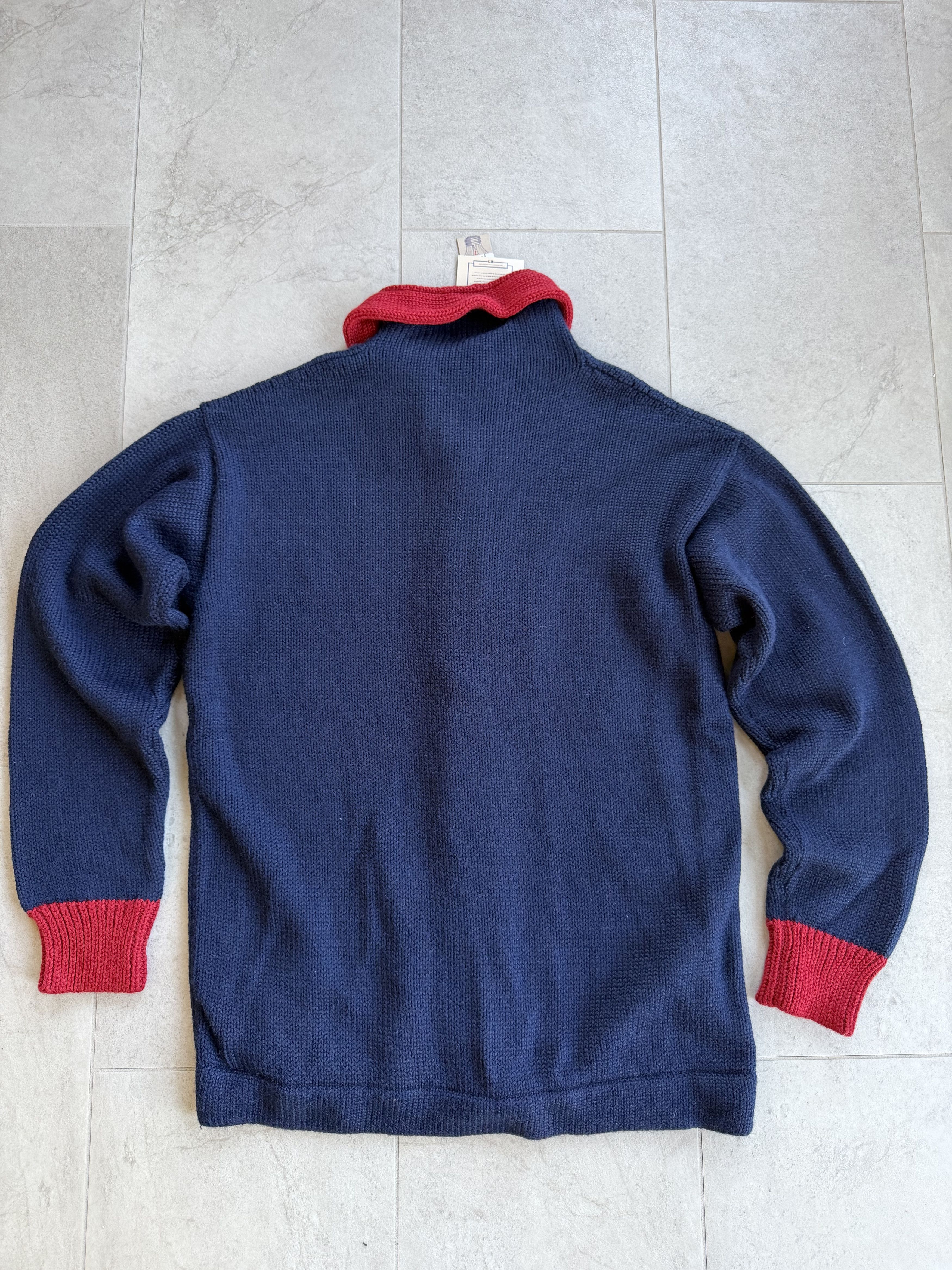 Ebbets Field Flannels Ebbets Field 1912 Washington Senators Shawl Collar Sweater Size US L / EU 52-54 / 3 - 4 Thumbnail
