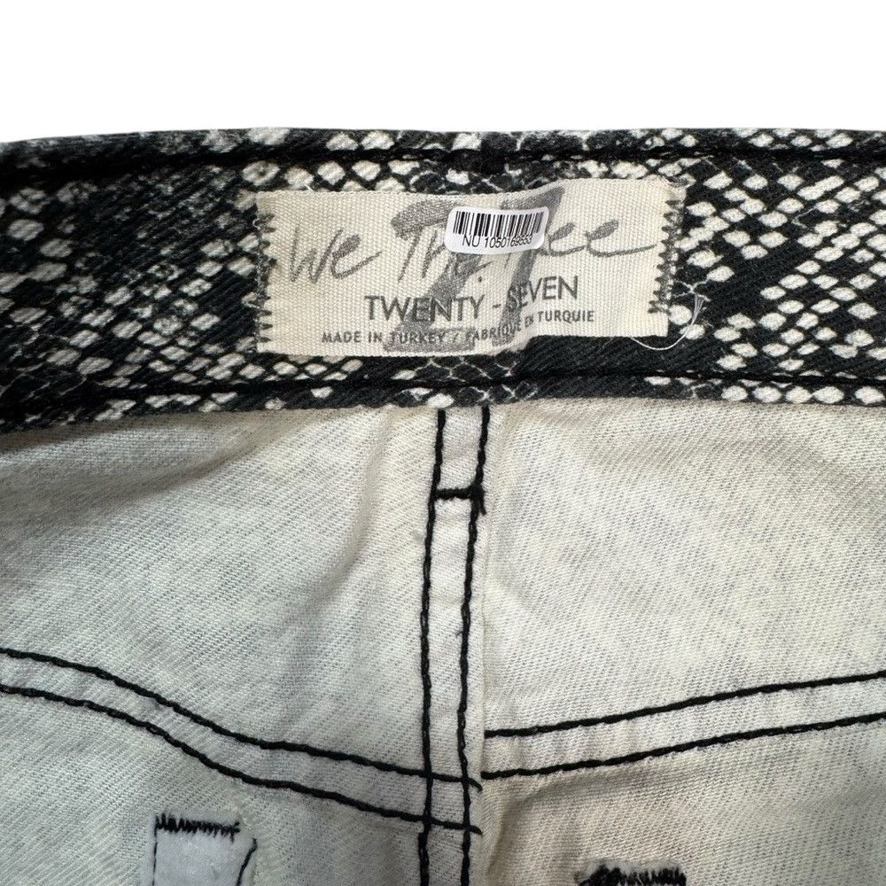Free People NWT New $108 Free People Maggie Mid-Rise Straight-Leg Print Size 27" / US 4 / IT 40 - 6 Thumbnail