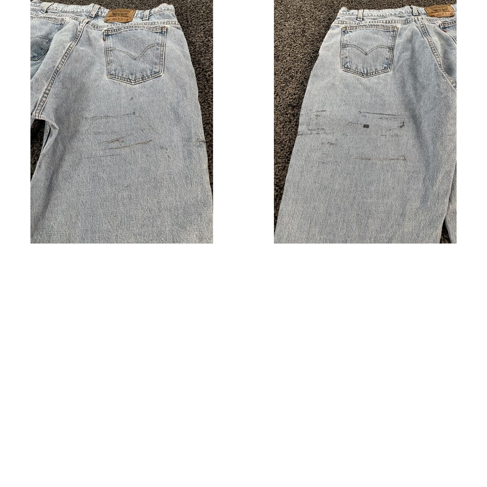 Vintage VINTAGE Levis 560 Jeans Mens 38x32 Blue 560 Loose Fit Tapered Leg Orange Tab 90s Mens jeans Blue 90s Levis Comfort Easy Care USA 5-Pocket Denim Size US 38 / EU 54 - 9 Thumbnail