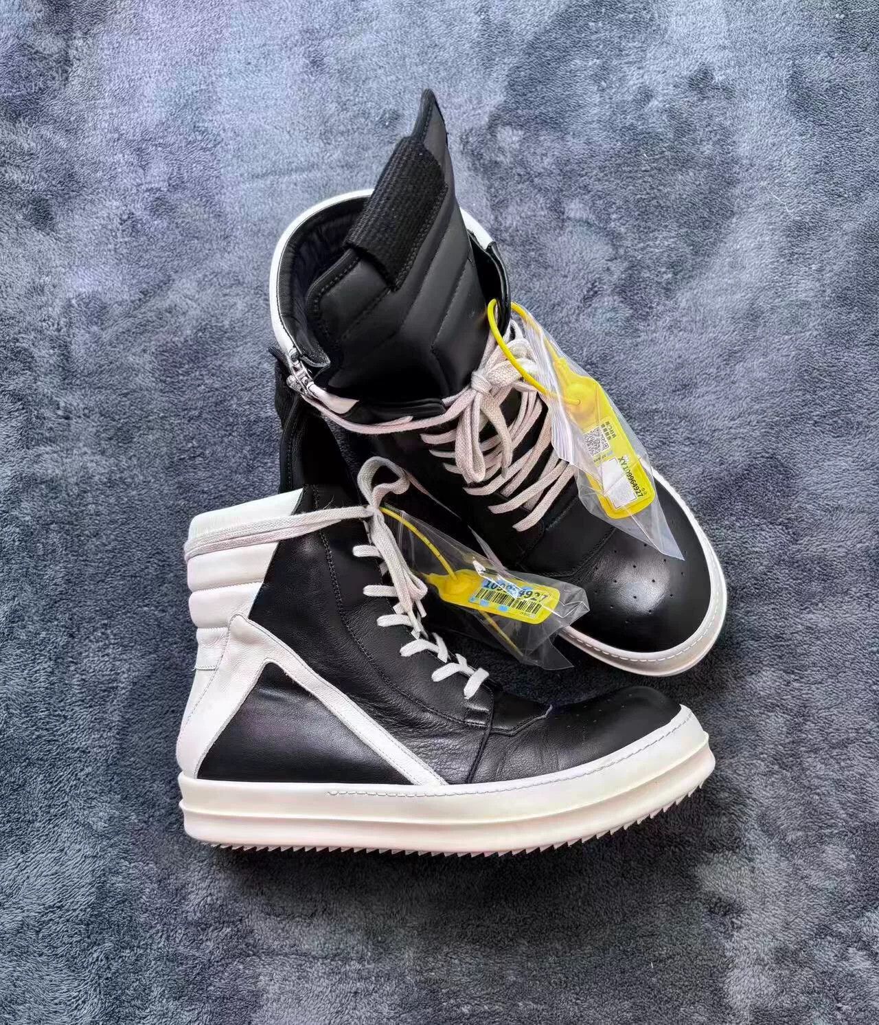 Rick Owens Rick Owens Leather Black Lowtop Sneakers 41 Men Size US 8.5 / EU 41-42 - 1 Thumbnail