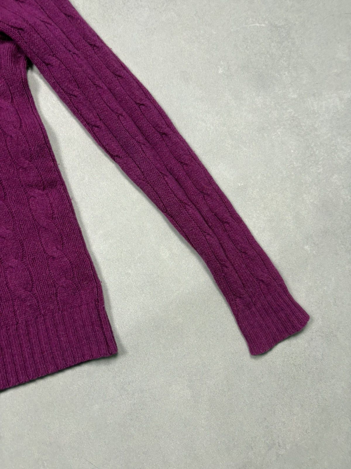 Polo Ralph Lauren Polo Ralph Lauren Cable Knit Sweater Merino Wool Cashmere S Size S / US 4 / IT 40 - 19 Thumbnail