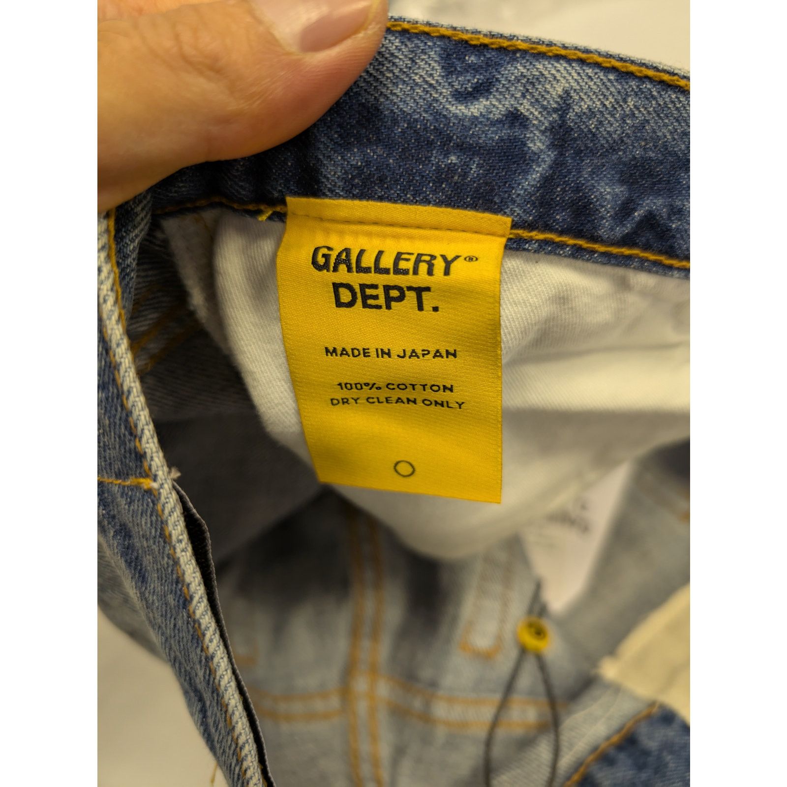 Gallery Dept. o1rshd1 Q:2 / Selvedge Denim Indigo Jean Pants in Blue 32x34 Size US 32 / EU 48 - 18 Thumbnail