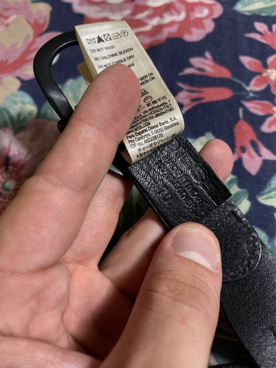 Diesel × Vintage DIESEL Vintage Leather Belt Y2K Size ONE SIZE - 3 Thumbnail