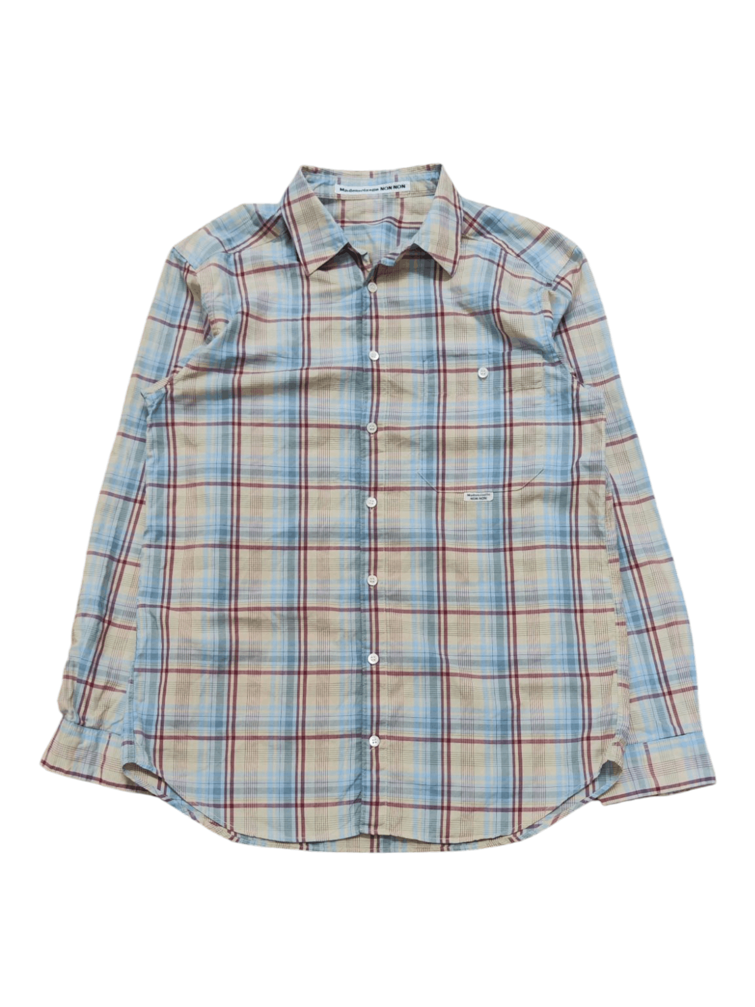 Flannel × Issey Miyake × Mademoiselle Non Non 2000s Mademoiselle NON NON Button-Up Size US S / EU 44-46 / 1 - 1 Thumbnail