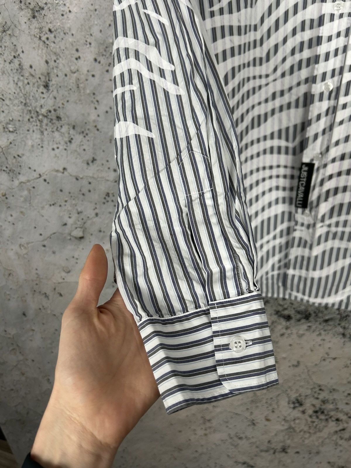 Designer Just Cavalli Avant Garde Designer Zebra Shirt 90s Rare Size US L / EU 52-54 / 3 - 5 Thumbnail