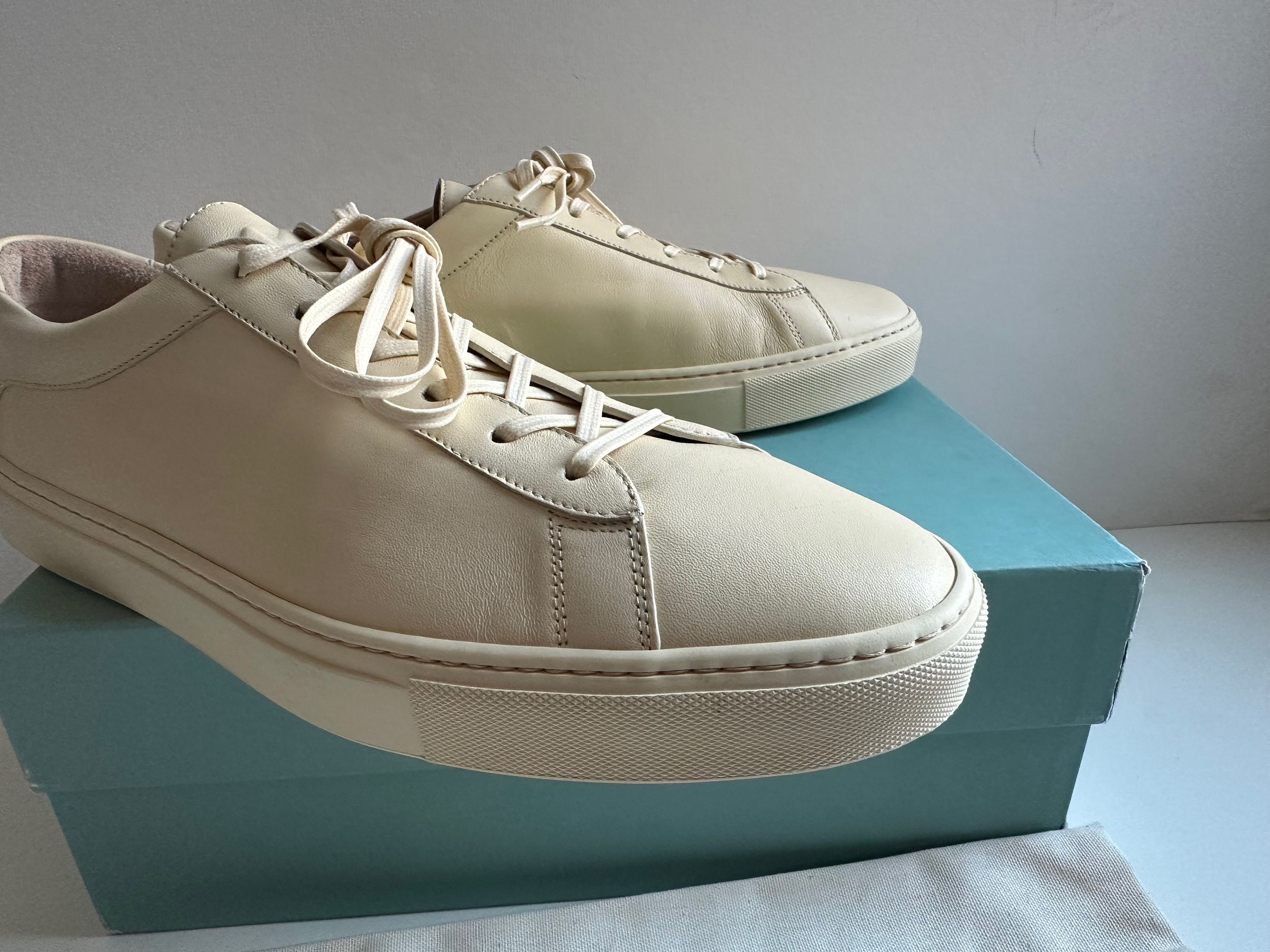 Koio Vintage Koio Capri Leather Sneakers - Vanilla - US14 (NIB) Size US 14 / EU 47 - 4 Thumbnail