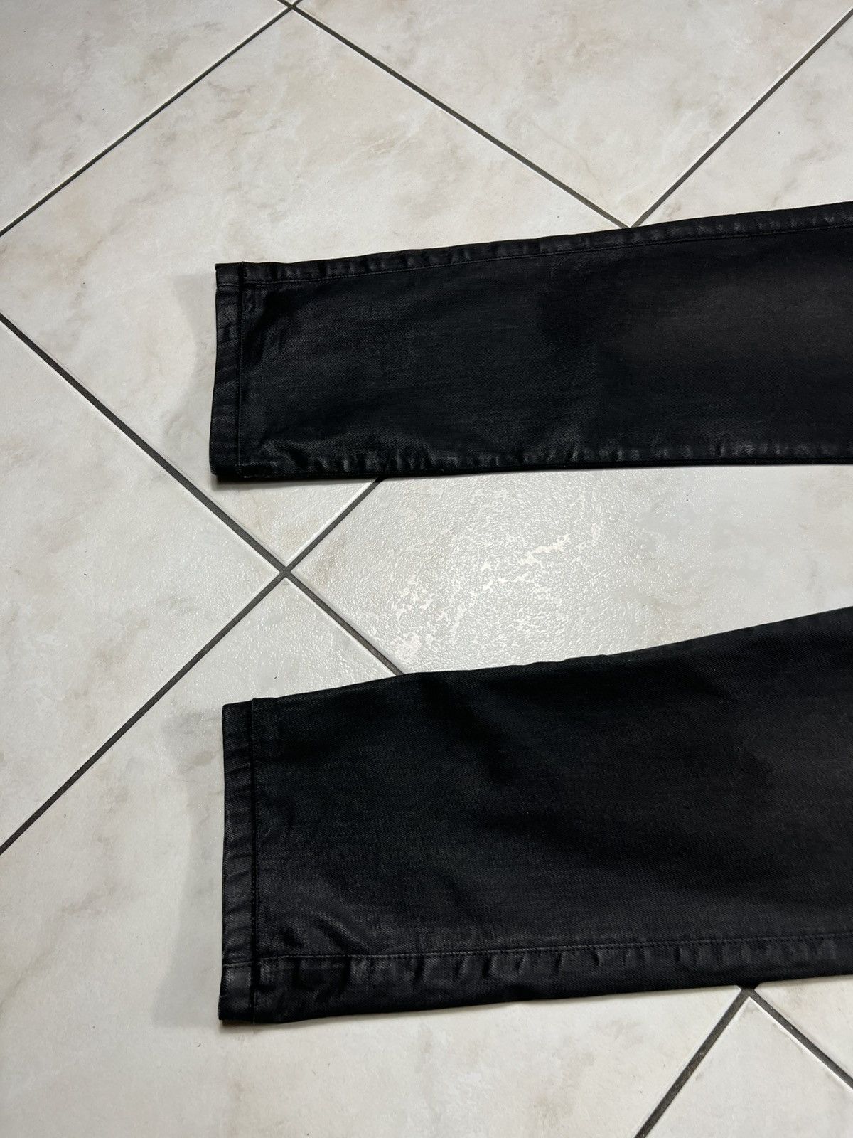 Belstaff Belstaff England waxed motorcycle slim fit pants with pocket Size US 33 - 8 Thumbnail