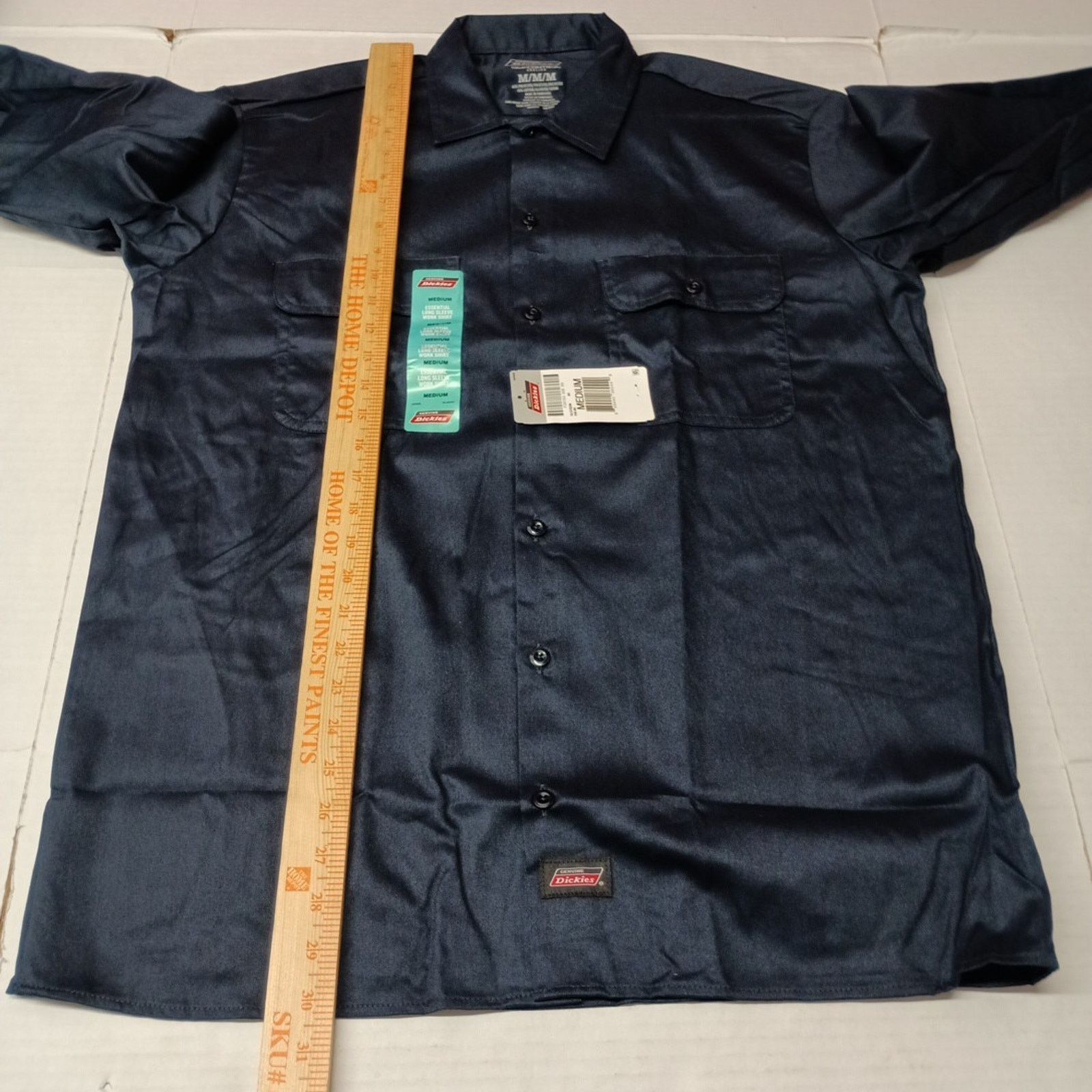 Dickies Dickies Essential Work Shirt Men's Size M Blue Temp Control Size US M / EU 48-50 / 2 - 6 Thumbnail