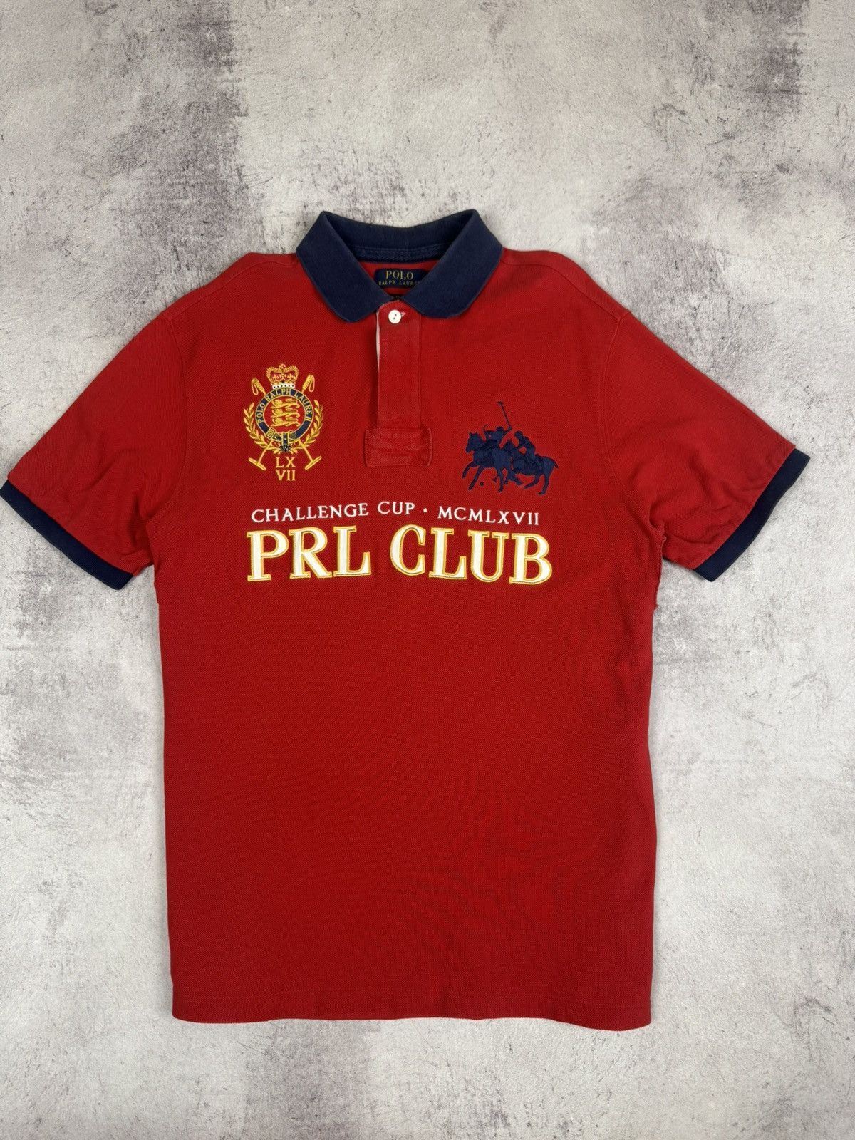 Polo Ralph Lauren Vintage Polo T-Shirt Polo Ralph Lauren PRL Club #3 Big Pony Size US L / EU 52-54 / 3 - 3 Thumbnail