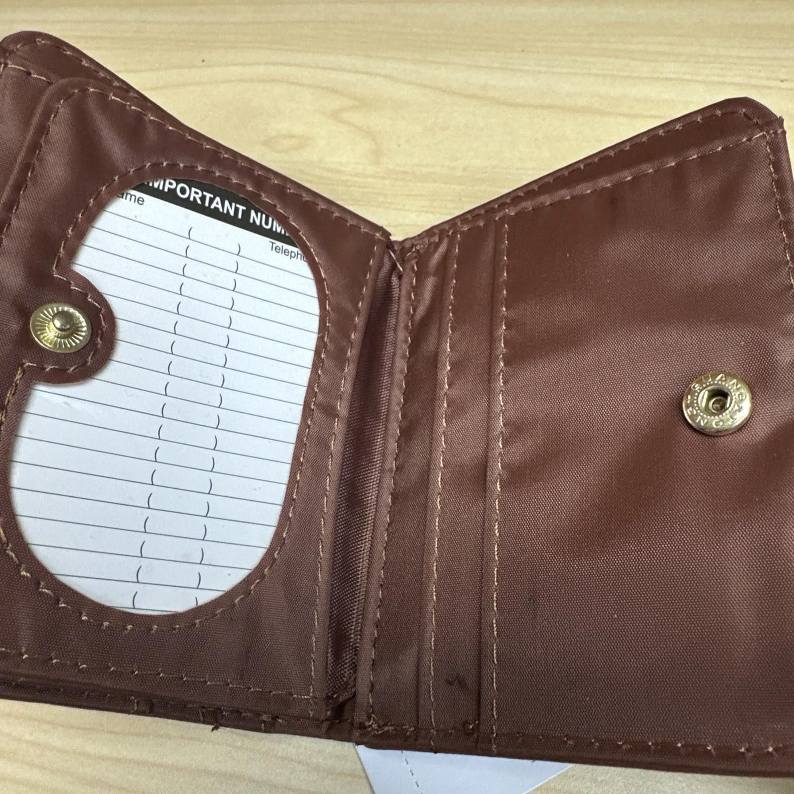 Other Time And Tru Brown faux Leather Twofold Wallet New Size ONE SIZE - 4 Thumbnail