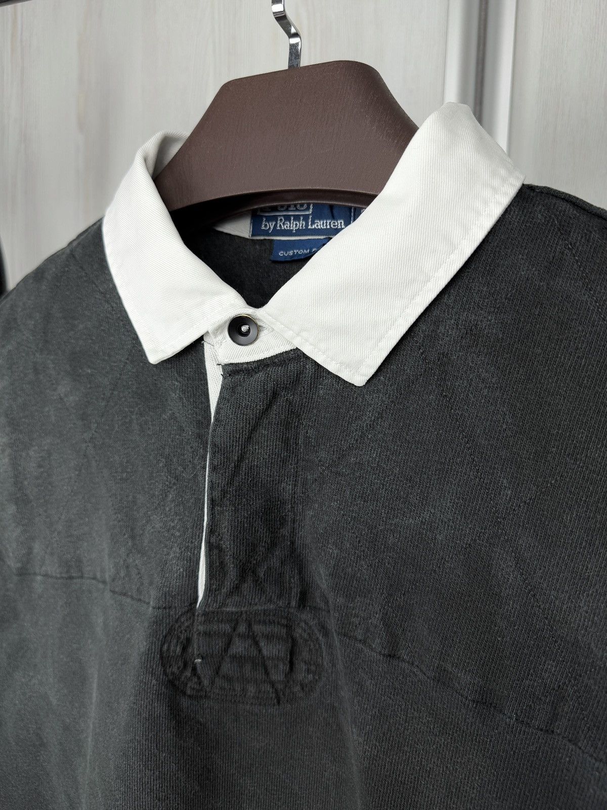 Polo Ralph Lauren Polo Ralph Lauren R3 067 vintage 90s faded rugby polo shirt Size US XL / EU 56 / 4 - 8 Thumbnail