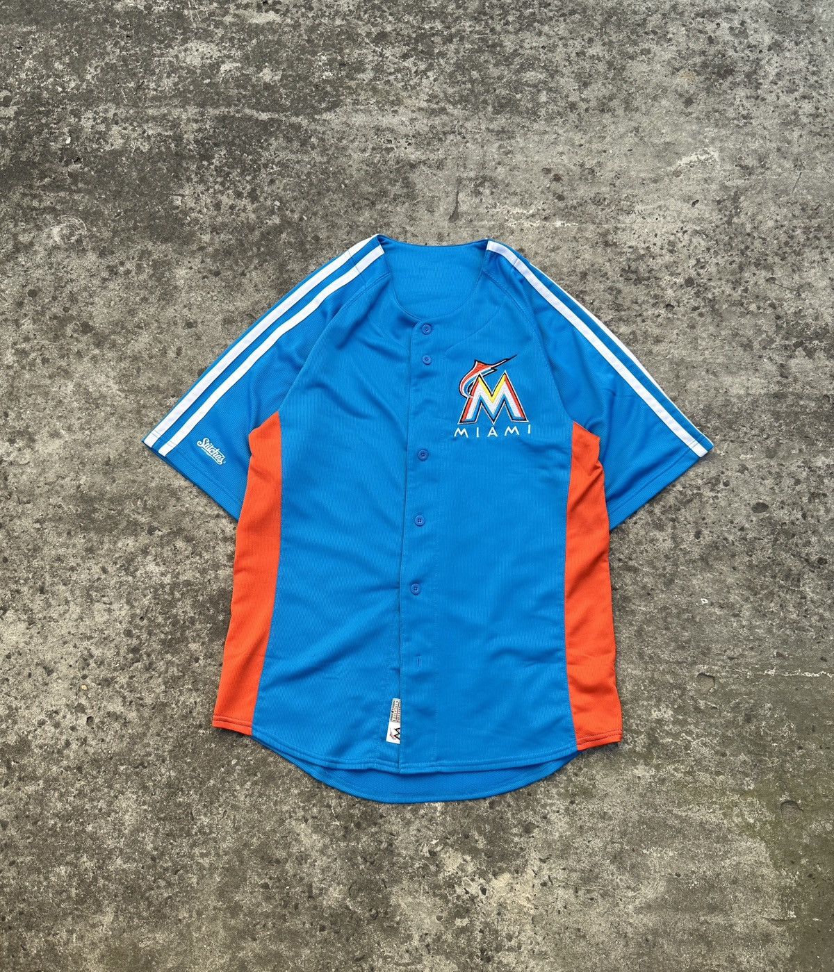 MLB × Vintage Vintage Stitches Miami Marlins Jersey MLB L Rare USA Sport Size US L / EU 52-54 / 3 - 1 Thumbnail