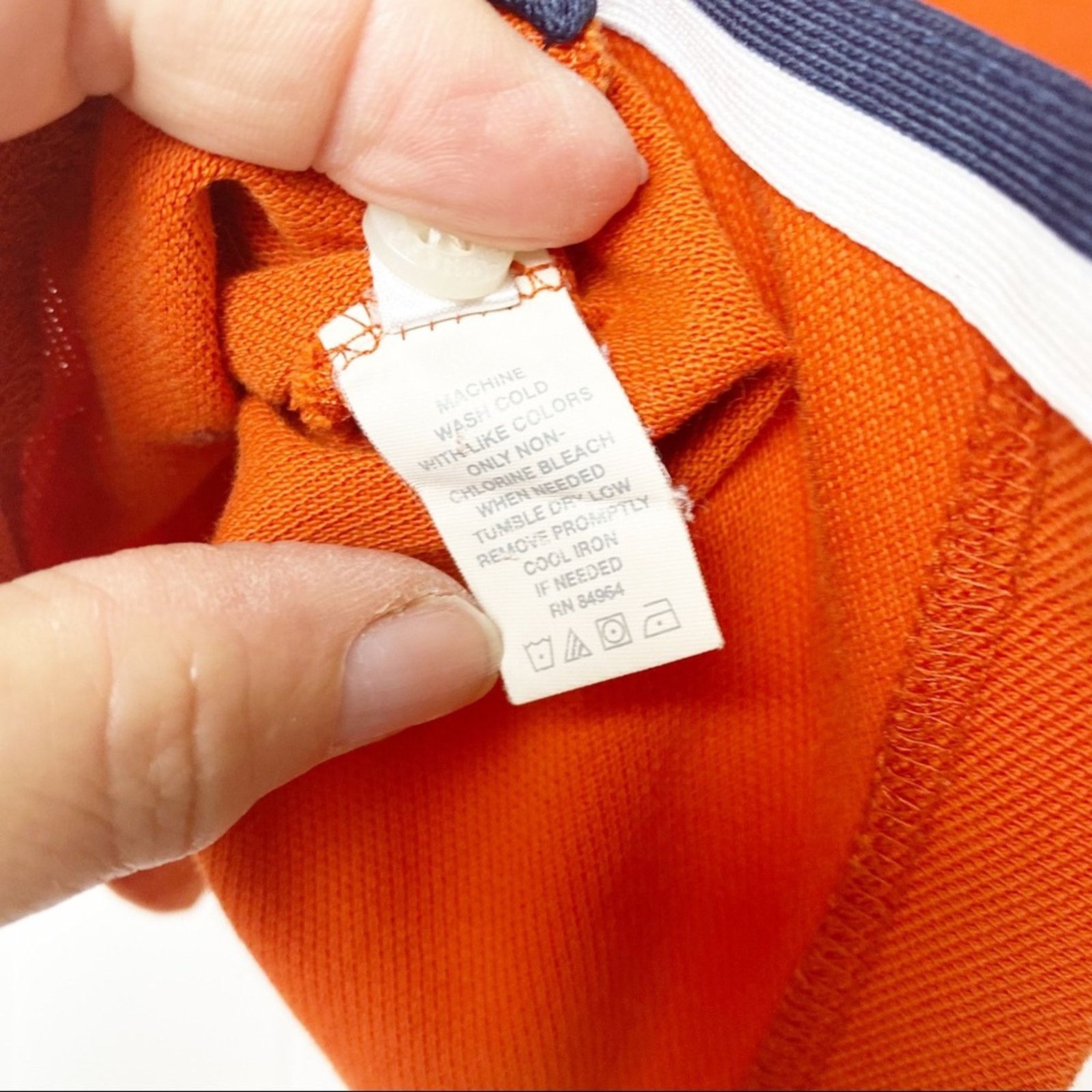 Express Express Pumpkin Pique Polo Shirt Men’s Size Large Size US L / EU 52-54 / 3 - 5 Thumbnail