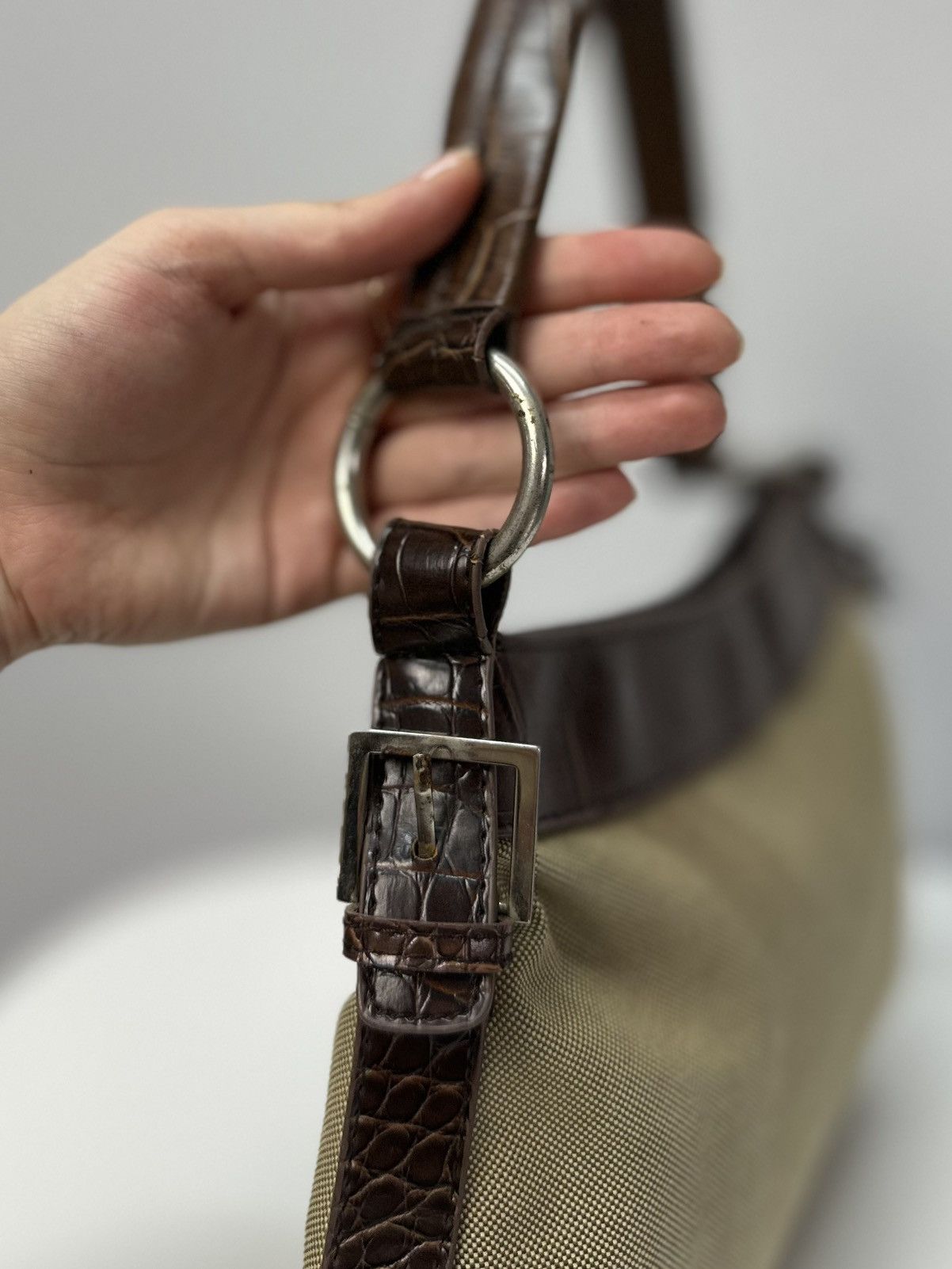 Other Y2k Gothic Avatngarde Bag Distressed Prada Style Japanese Size ONE SIZE - 8 Thumbnail