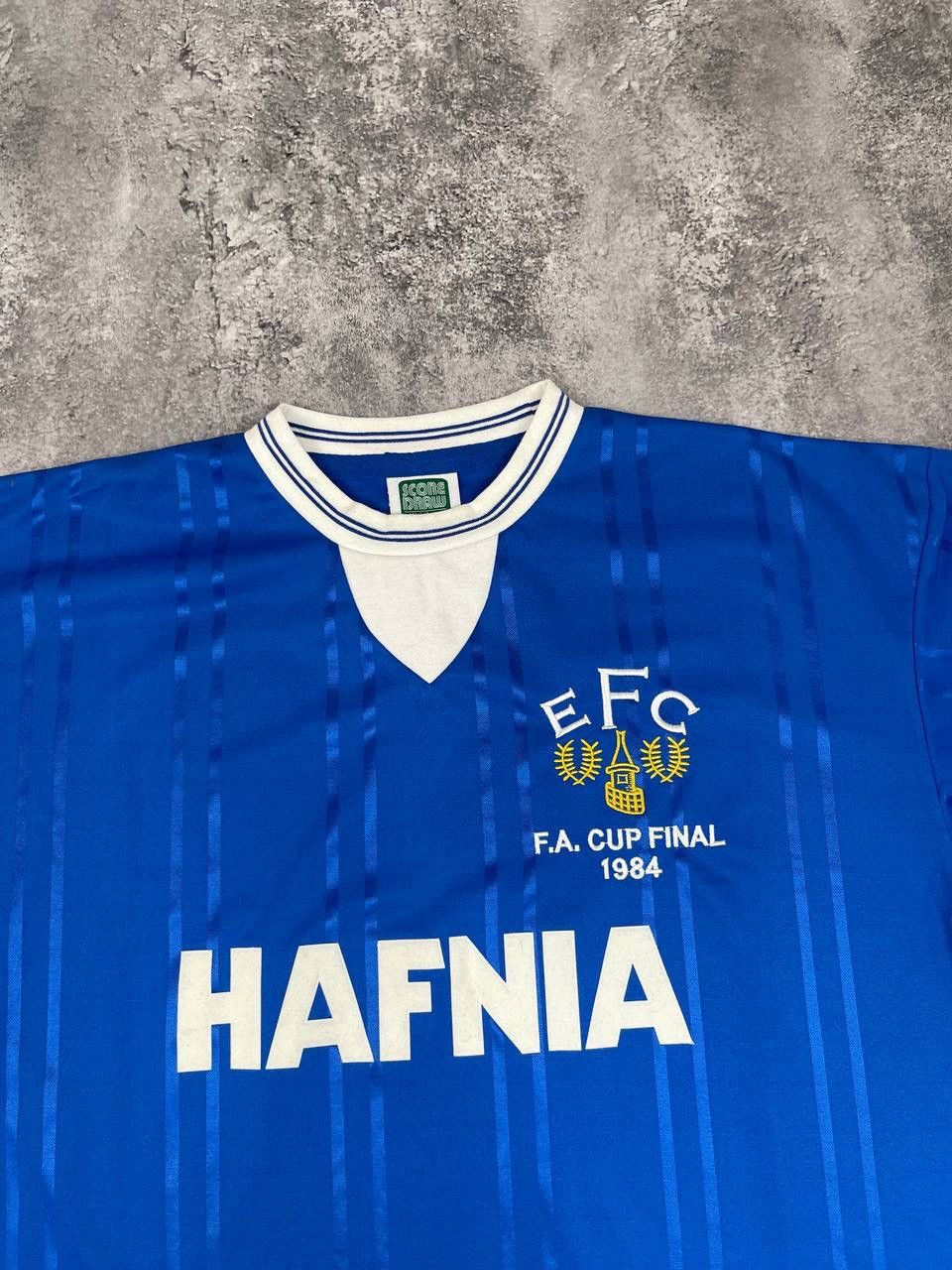 Other Score Draw Everton Men Home Football Jersey Retro FA 1984 Size US M / EU 48-50 / 2 - 2 Thumbnail