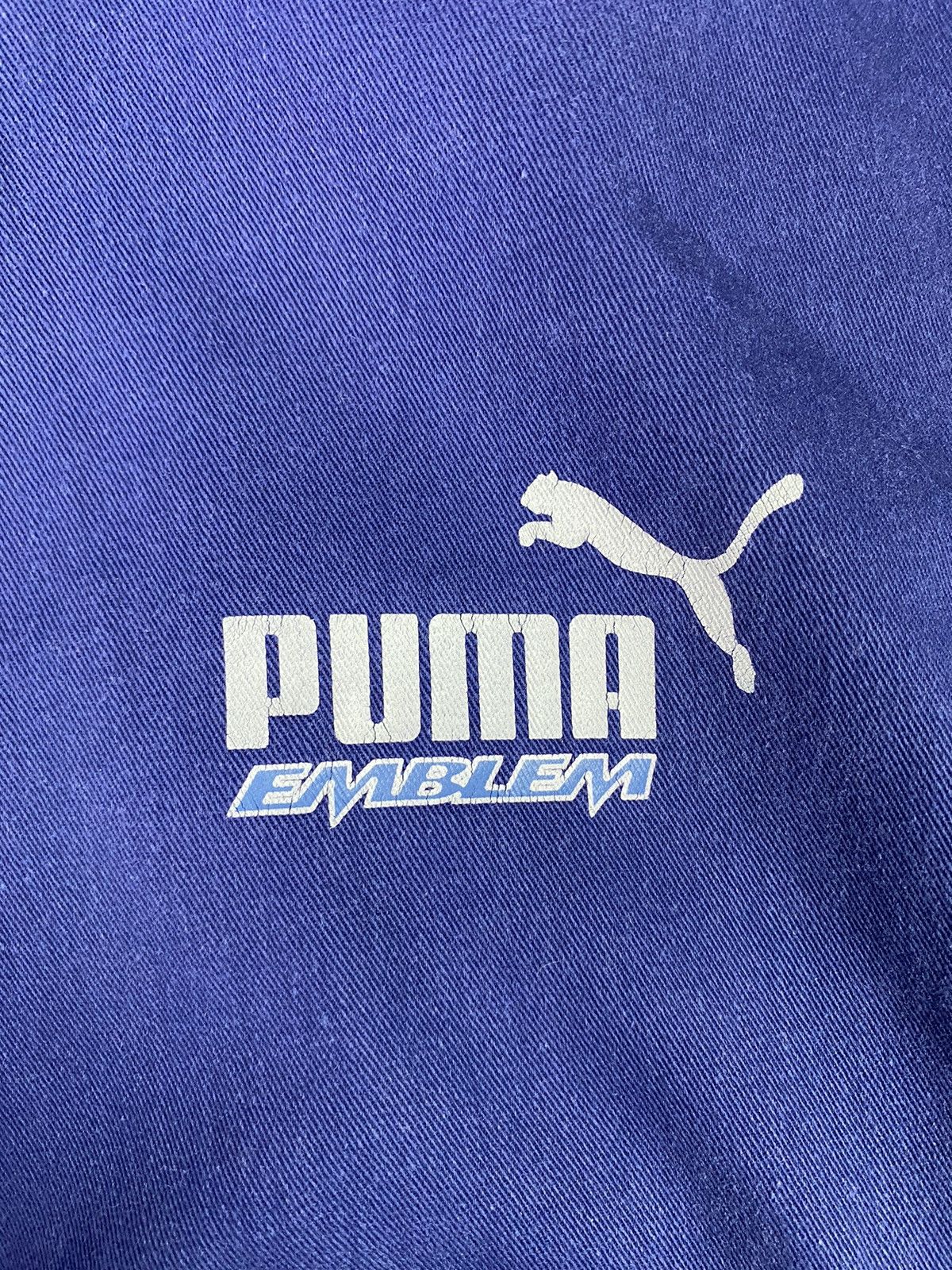 Puma × Vintage Vintage Puma Pullover Blue Y2K 80-90s - Rare Oversized Fit Size US L / EU 52-54 / 3 - 6 Thumbnail