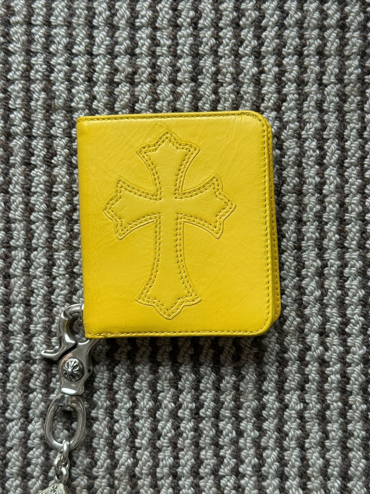 Chrome Hearts Chrome hearts yellow cross patch card case card holder Size ONE SIZE - 1 Thumbnail
