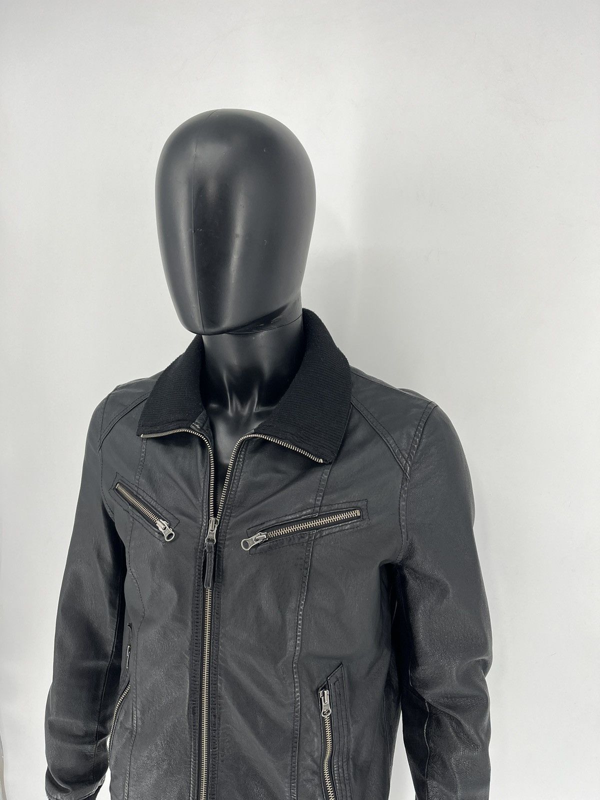 Vintage Poco Loco Leather jacket, koko Motorcycle Motorbike Biking Size US M / EU 48-50 / 2 - 4 Thumbnail