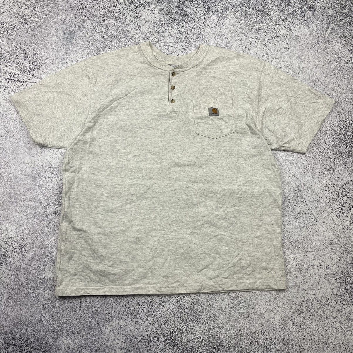 Carhartt × Vintage Vintage Carhartt Grey Pocket T-Shirt Size US XL / EU 56 / 4 - 1 Thumbnail