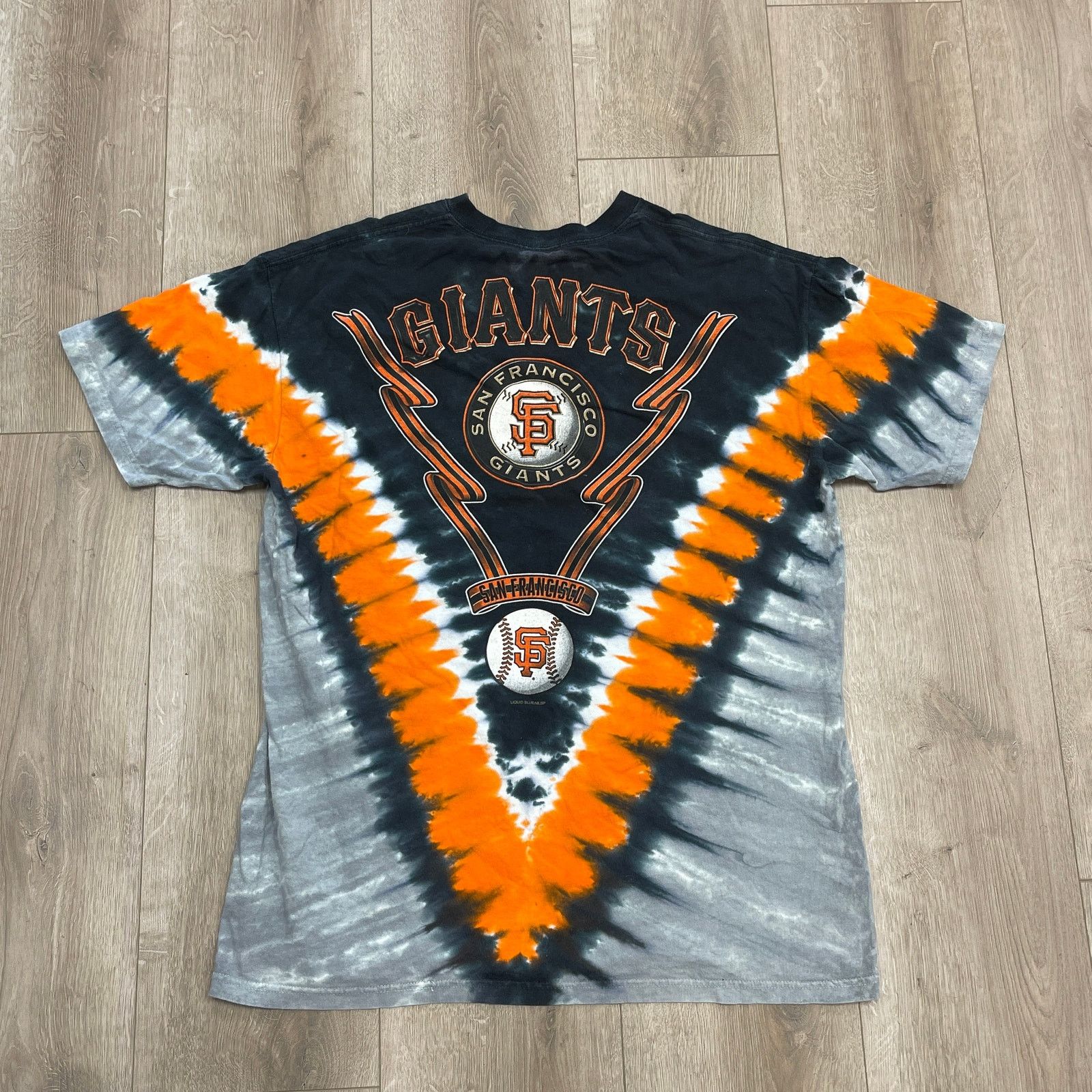 MLB San Francisco Giants V Tie-Dye Tee T Shirt size Large L B8 Size US L / EU 52-54 / 3 - 4 Thumbnail